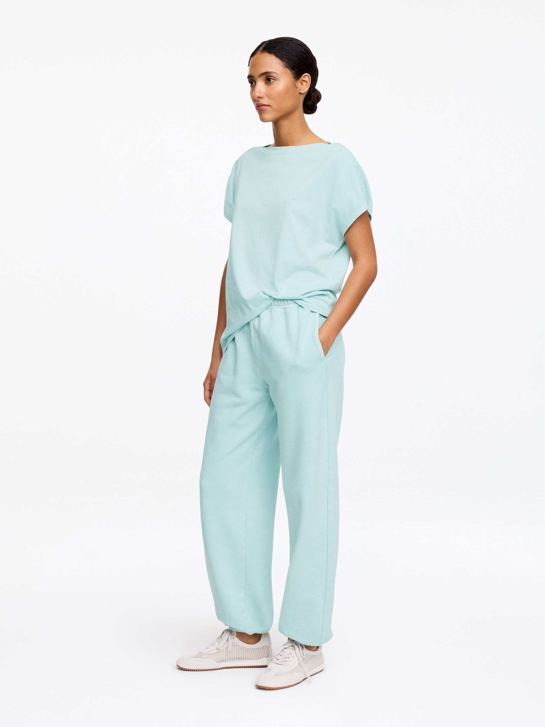 Top de manga casquillo - Menta - Corte holgado - Women - StillMedia/Lookbook - 4