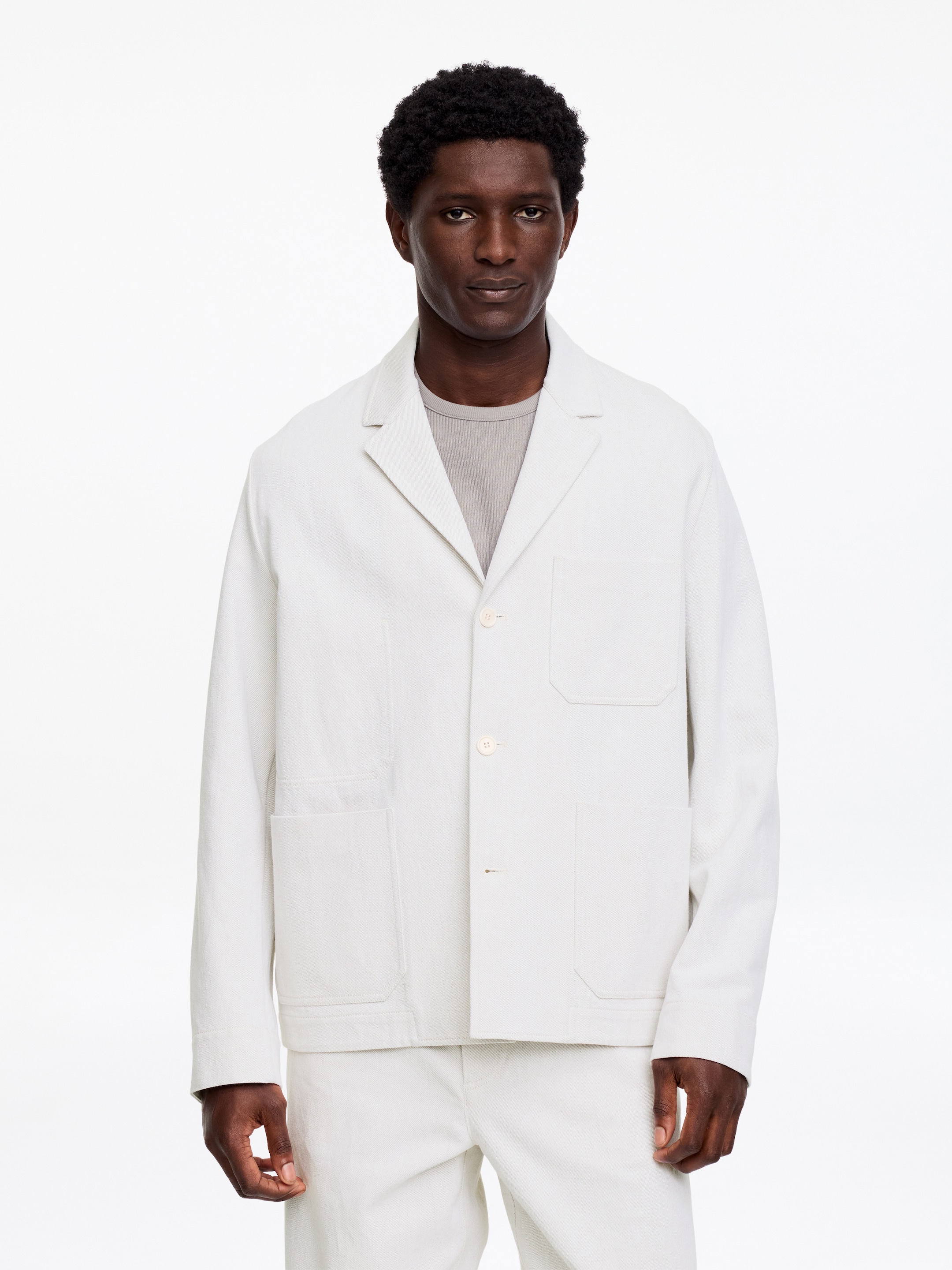 Relaxed Cotton-Linen Blazer - Beige - Relaxed fit - Men - StillMedia/Lookbook - 3