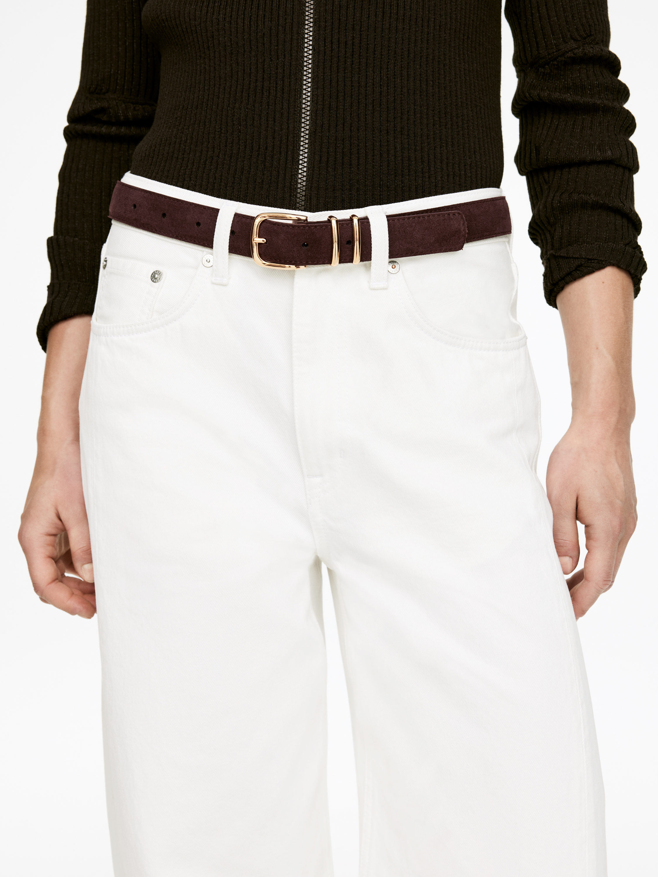 Suede Belt - Brown - Women - StillMedia/Lookbook - 4