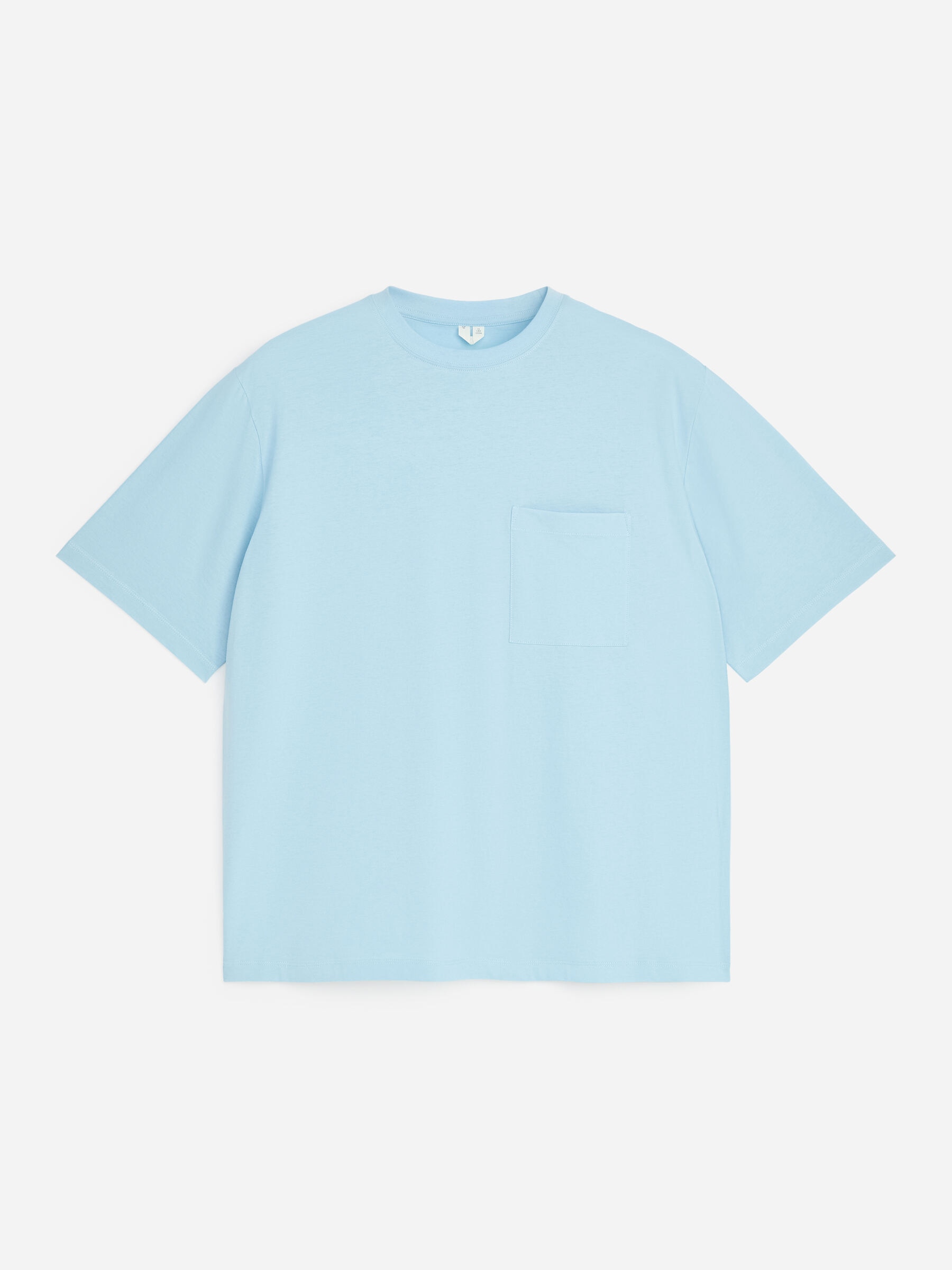 Relaxed Cotton T-Shirt-#98ABBC-19348