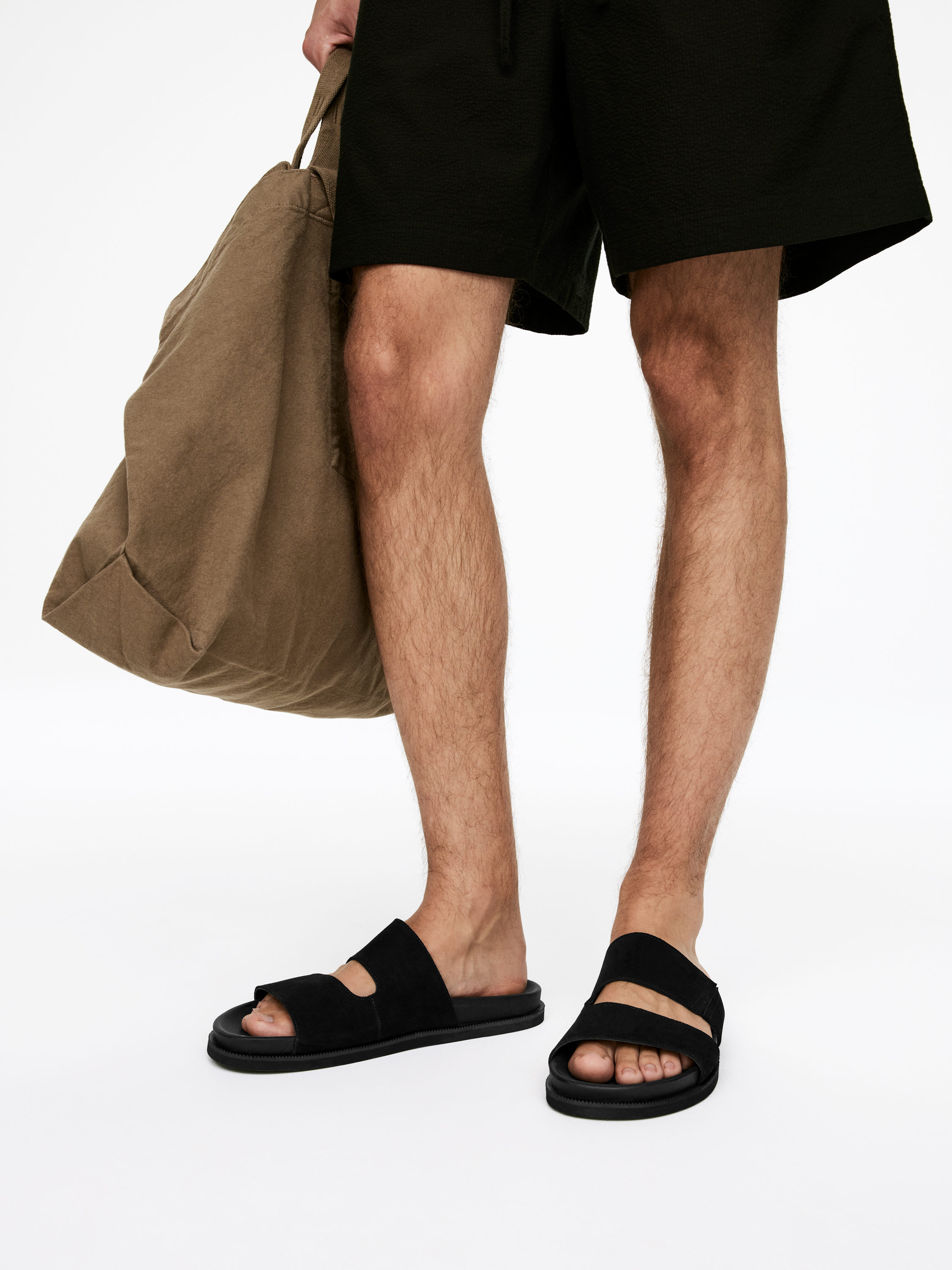 Veloursledersandale - Schwarz - Men - StillMedia/Lookbook - 7