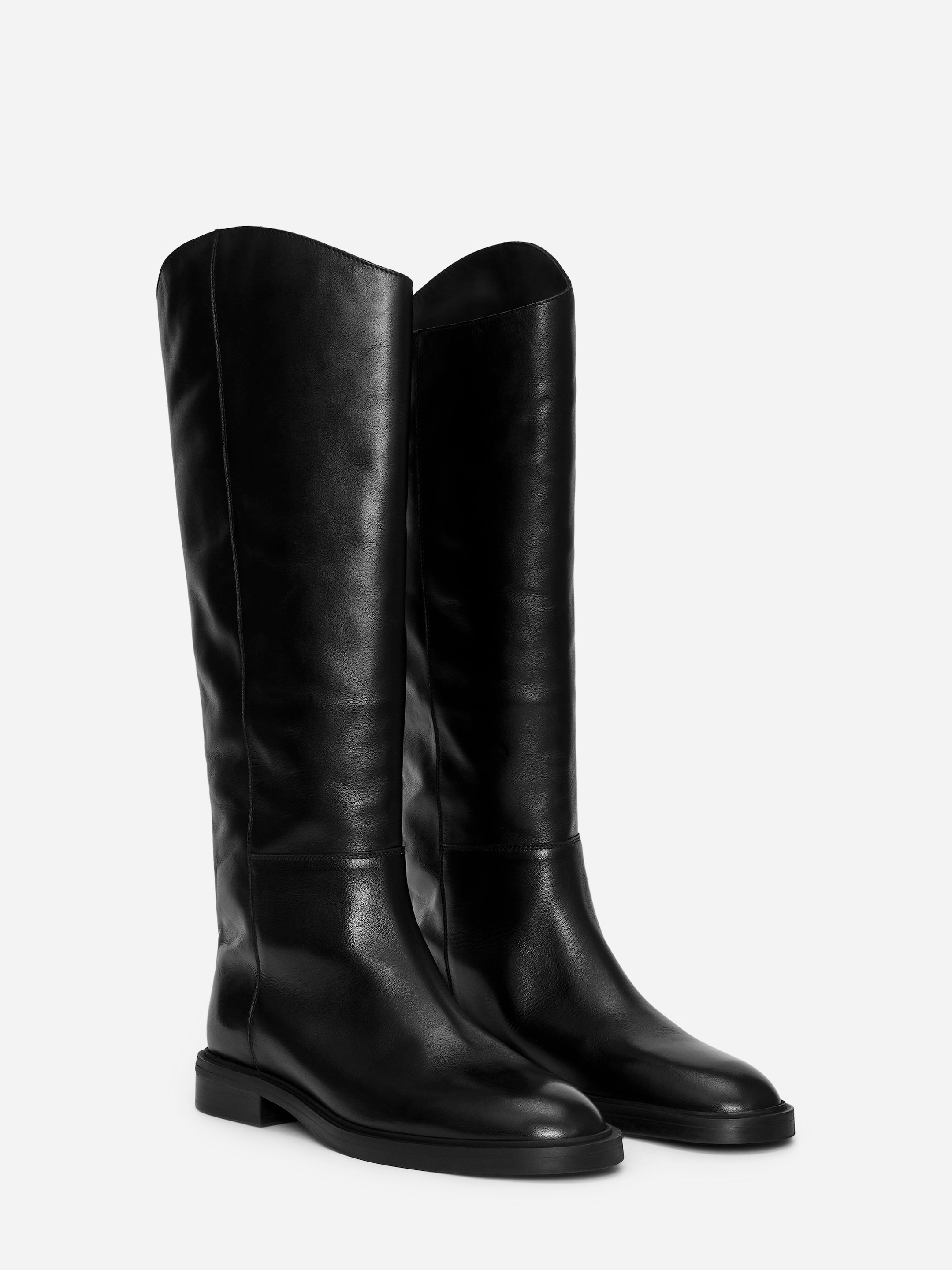 Skórzane buty jeździeckie - Czarny - Women - StillMedia/DescriptiveStillLife - 2