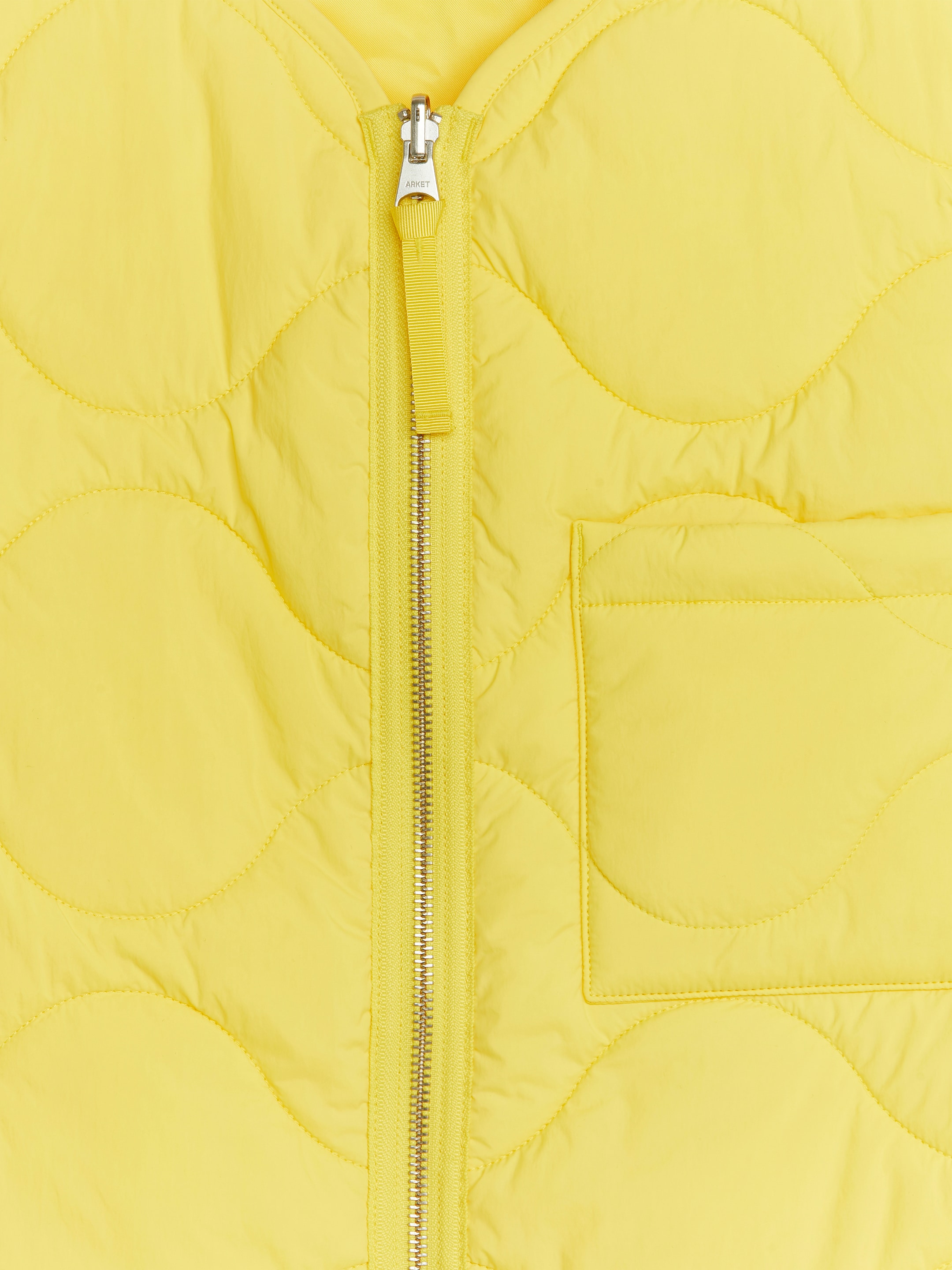 Visa större bild: Quiltad 2-in-1-väst - Gul - HERR | H&M SE 3
