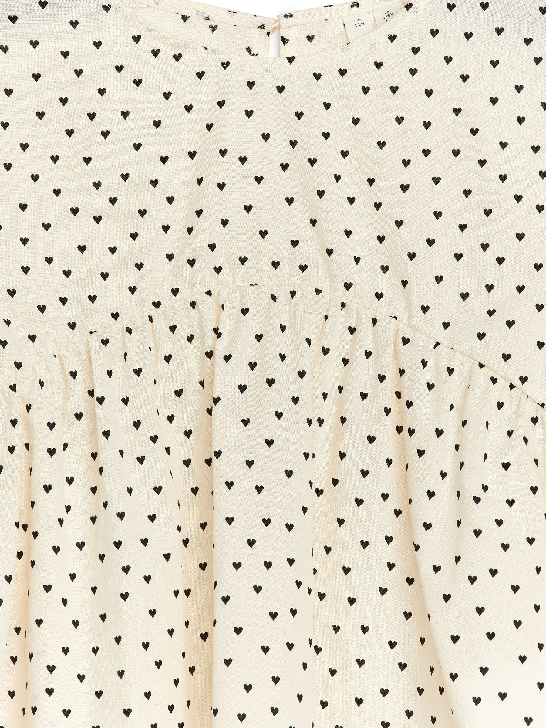 Bluse mit Puffärmeln - Weiß/Schwarz - Oversize - Kinder - StillMedia/DescriptiveDetail - 2