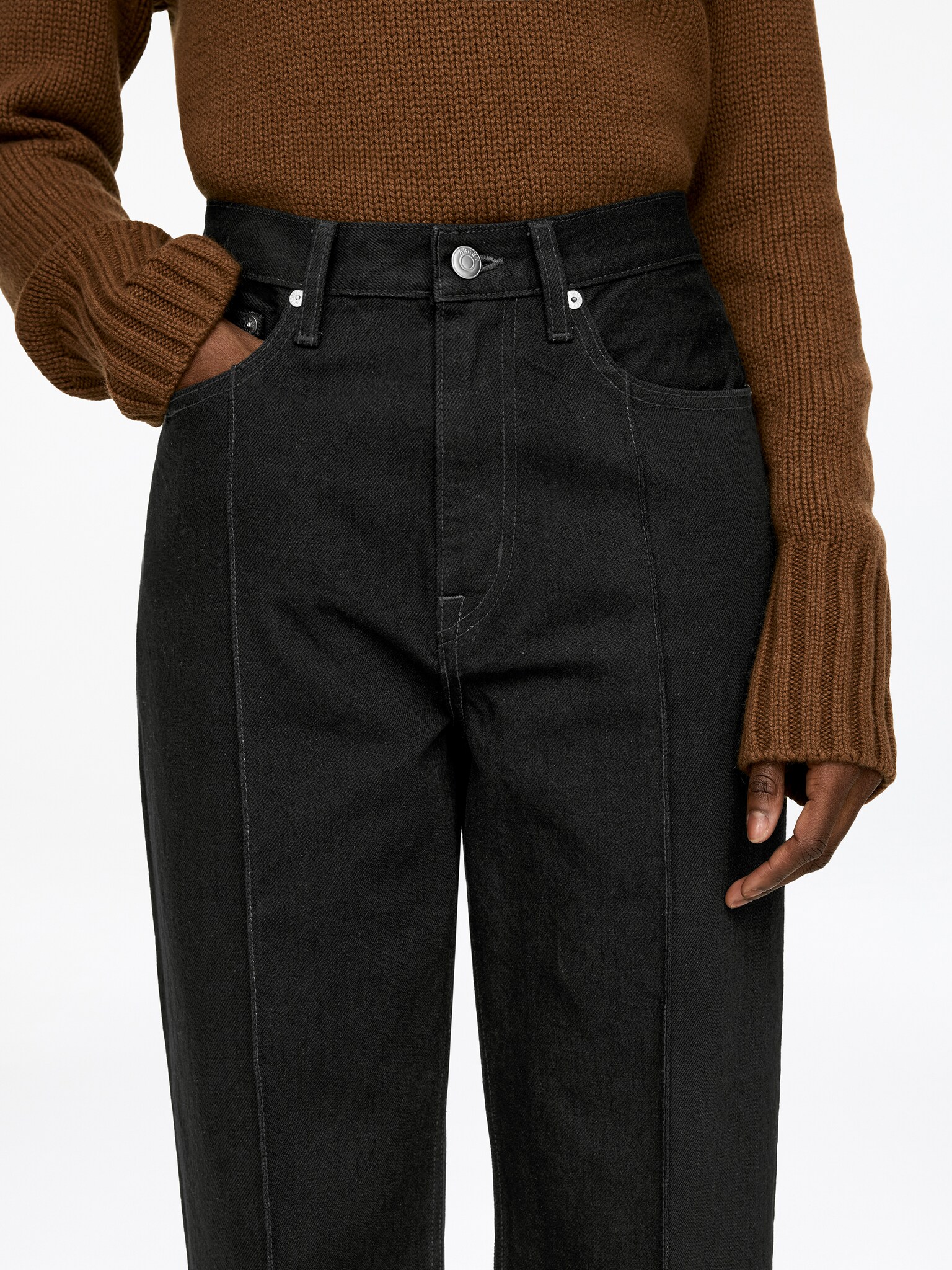 VIOLETTE Avsmalnende Jeans - Svart - 6