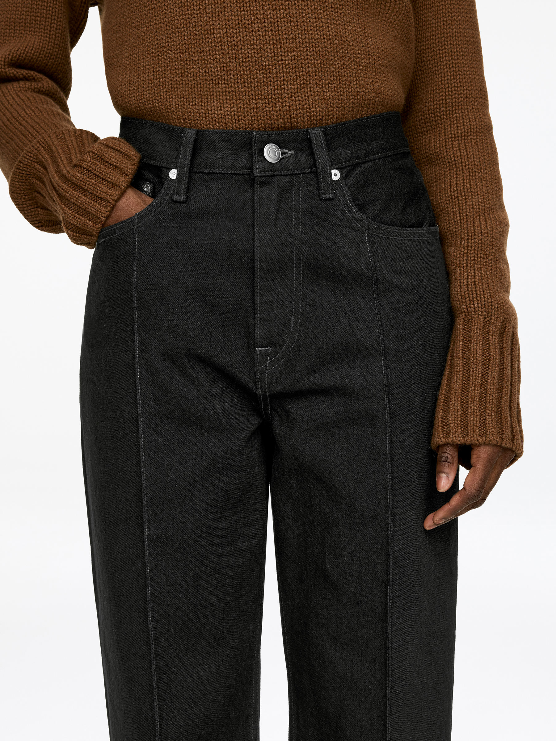 VIOLET Tapered Jeans - Black - Regular fit - Women - StillMedia/Lookbook - 4