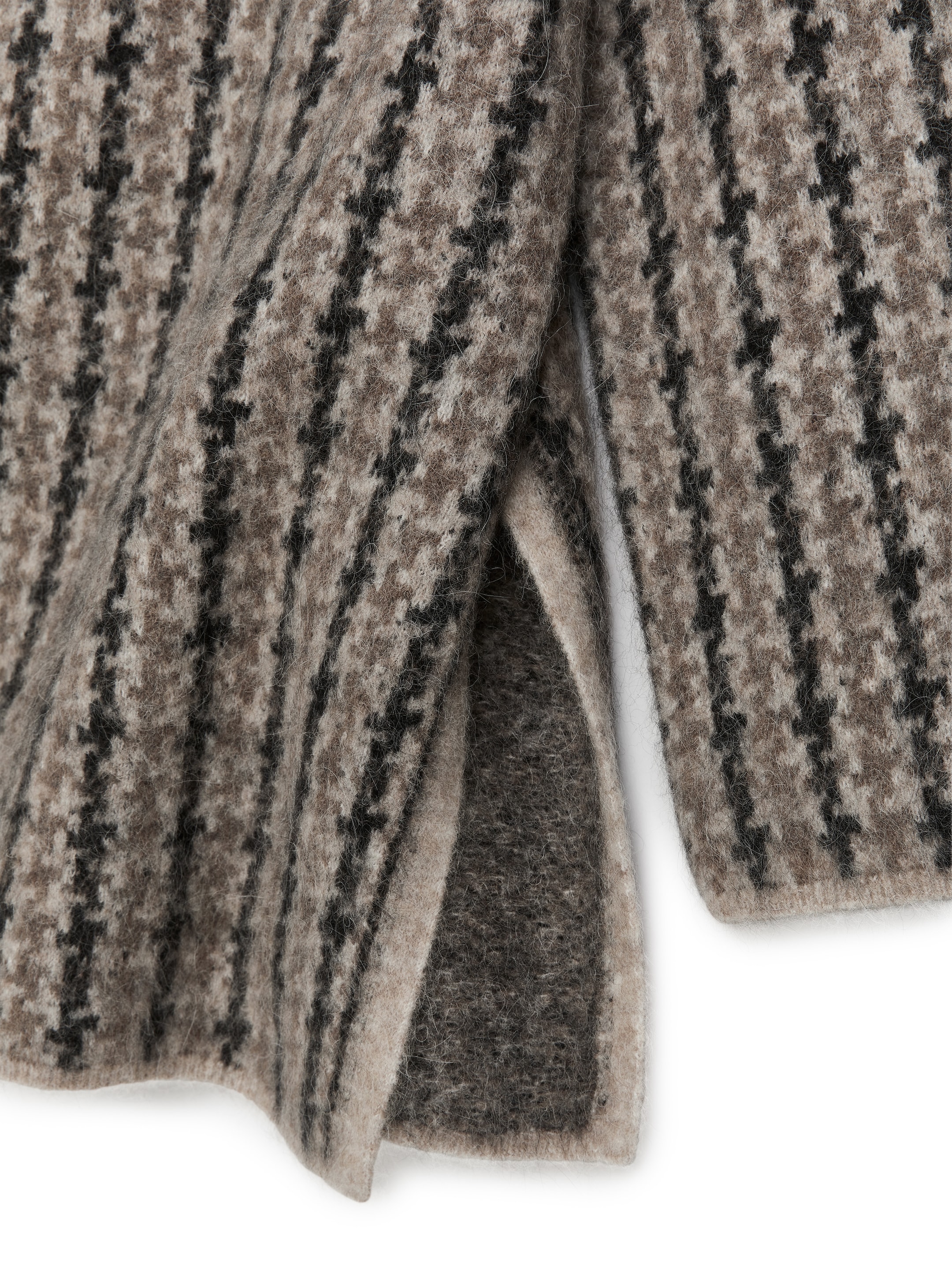 Tröja med lös passform och hög krage - Beige/brun - Relaxed fit - Women - StillMedia/DescriptiveDetail - 2