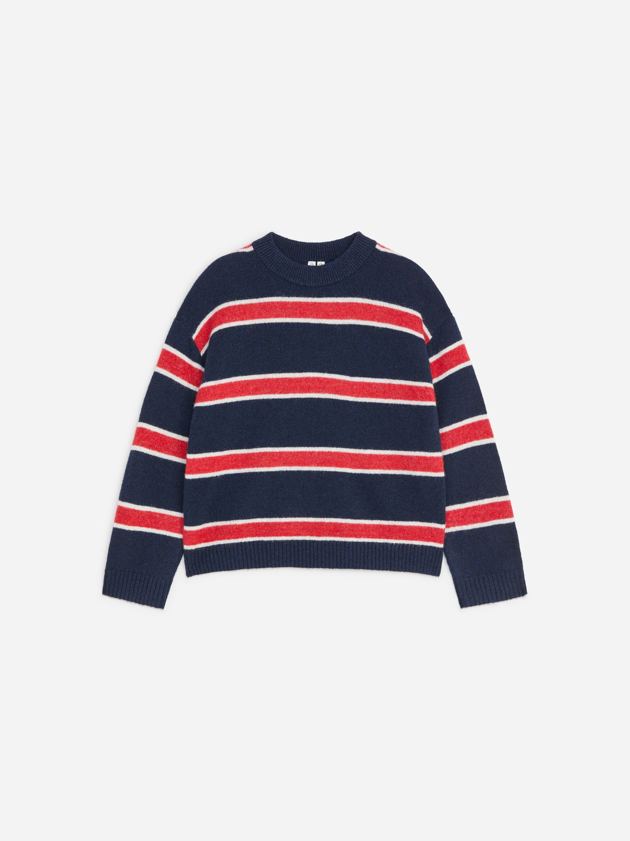 Wool Alpaca Blend Jumper-Blue-20810
