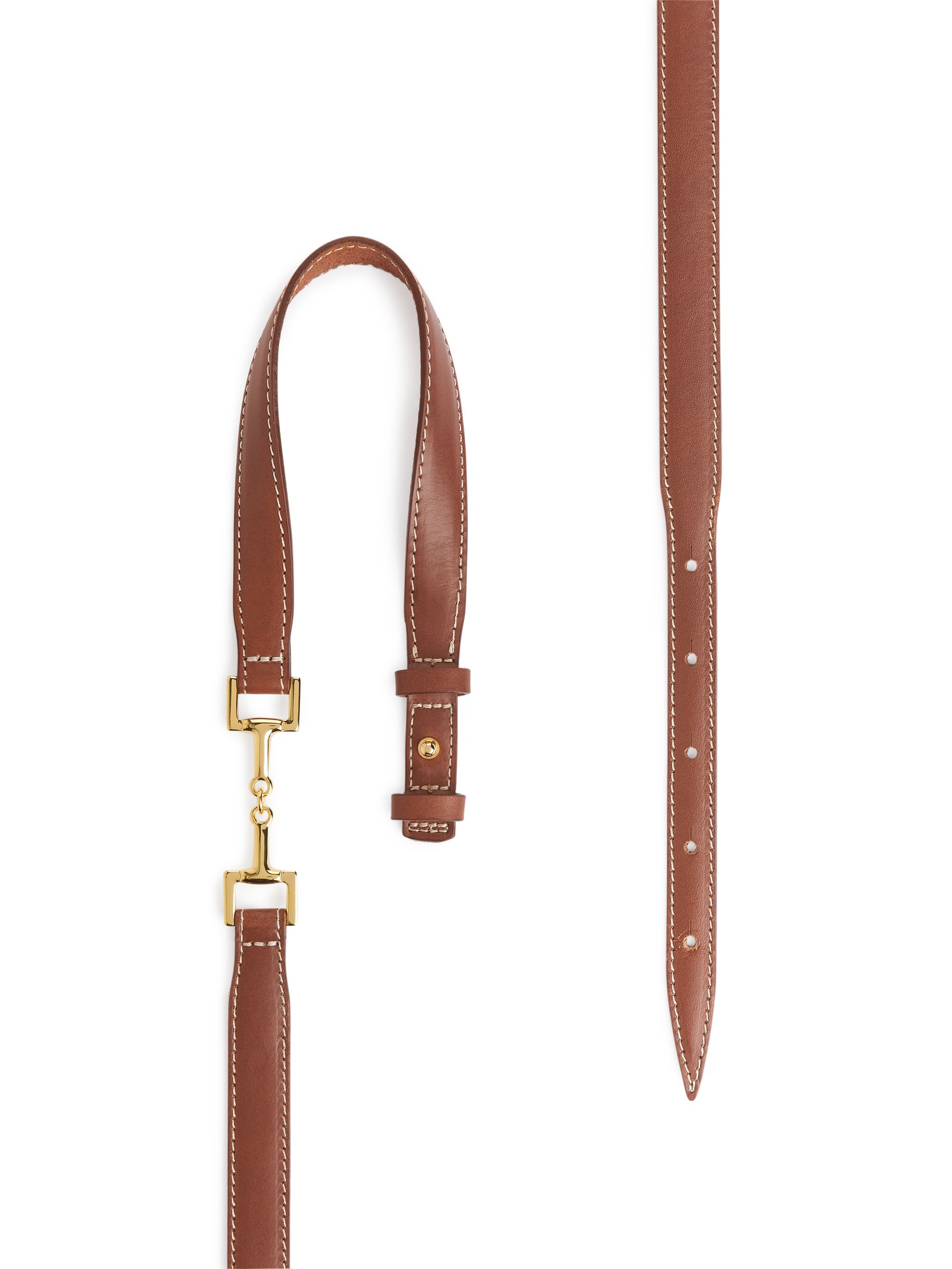 Ledergürtel mit Horsebit-Schnalle - Braun - Damen - StillMedia/DescriptiveDetail - 2