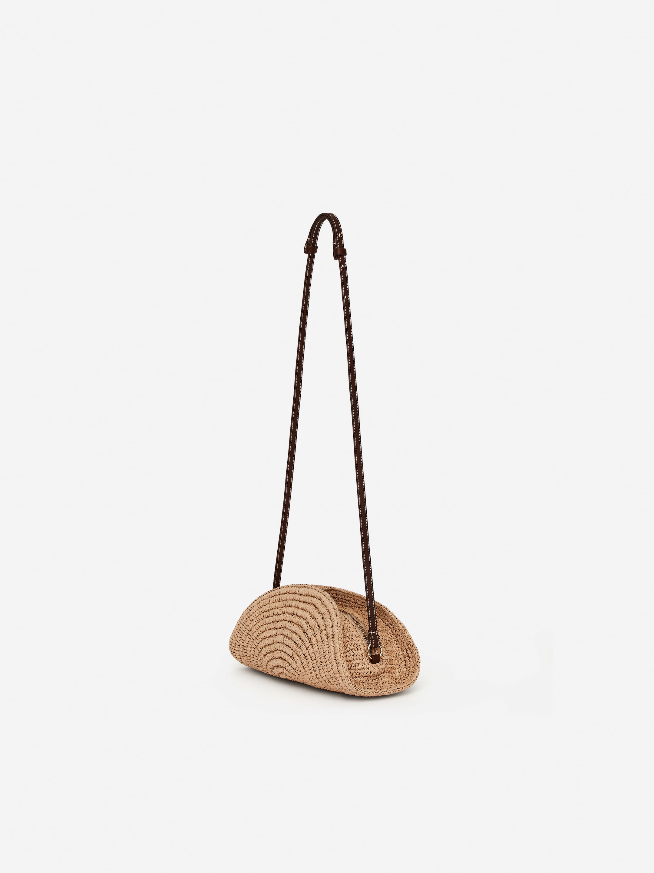 Grotere afbeelding bekijken: Crossbodytas van stro - Beige - DAMES | H&M BE 4