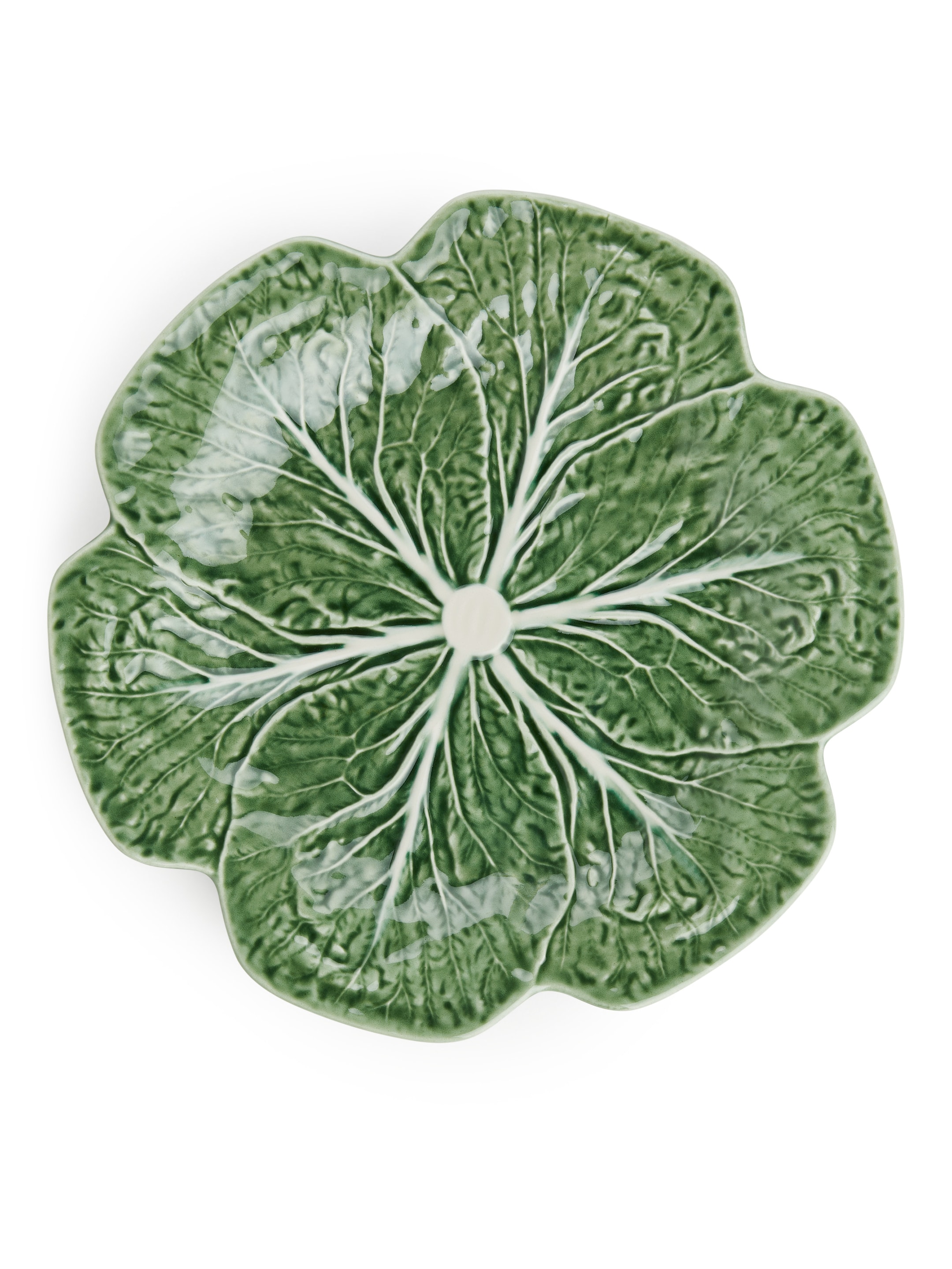 Bordallo Pinheiro Cabbage tallrik 26 cm - Grön - homeware - StillMedia/DescriptiveStillLife - 1