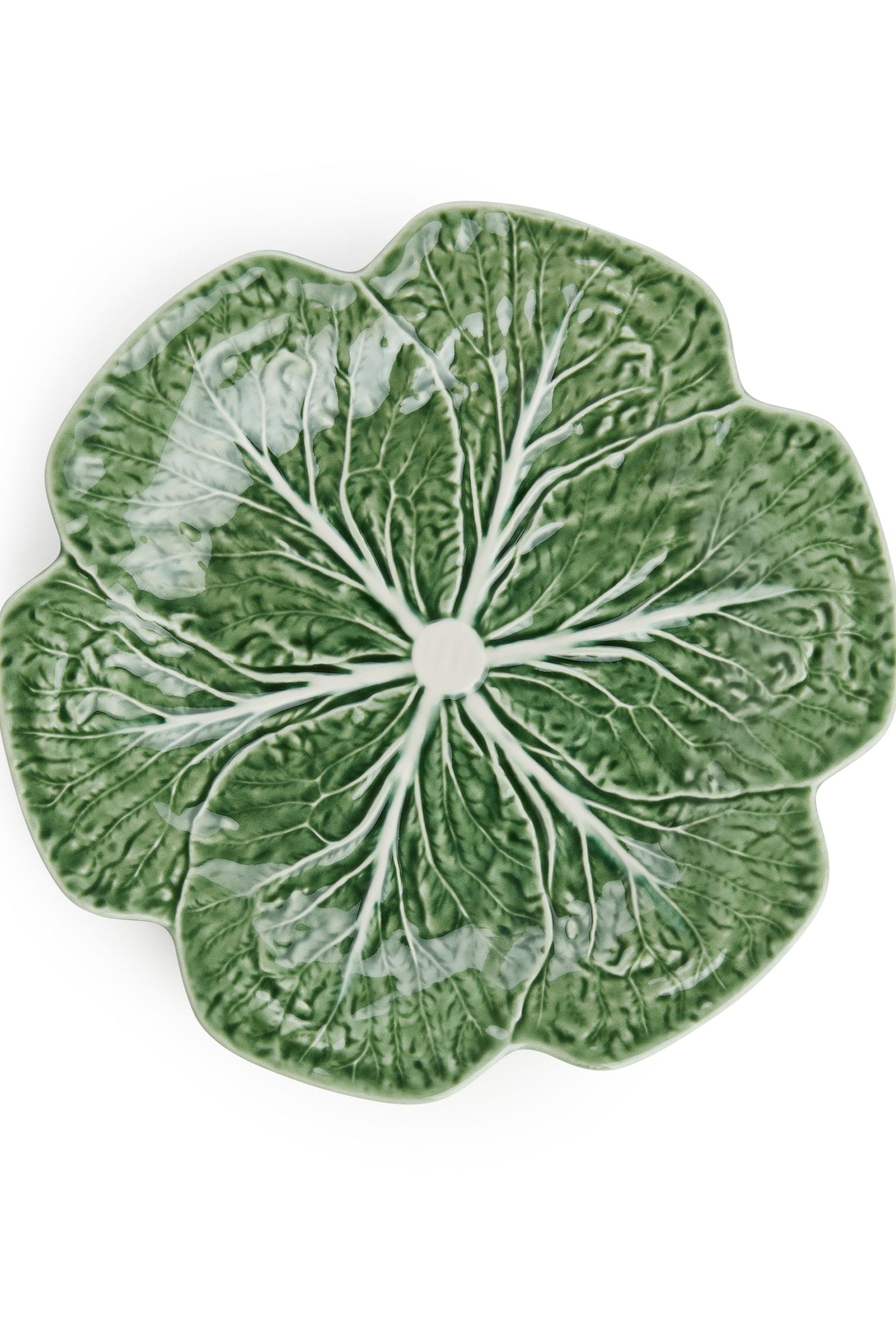 Προβολή μεγαλύτερης εικόνας: Bordallo Pinheiro Cabbage Dinner Plate 26 cm - Green - Home All | H&M GR 1