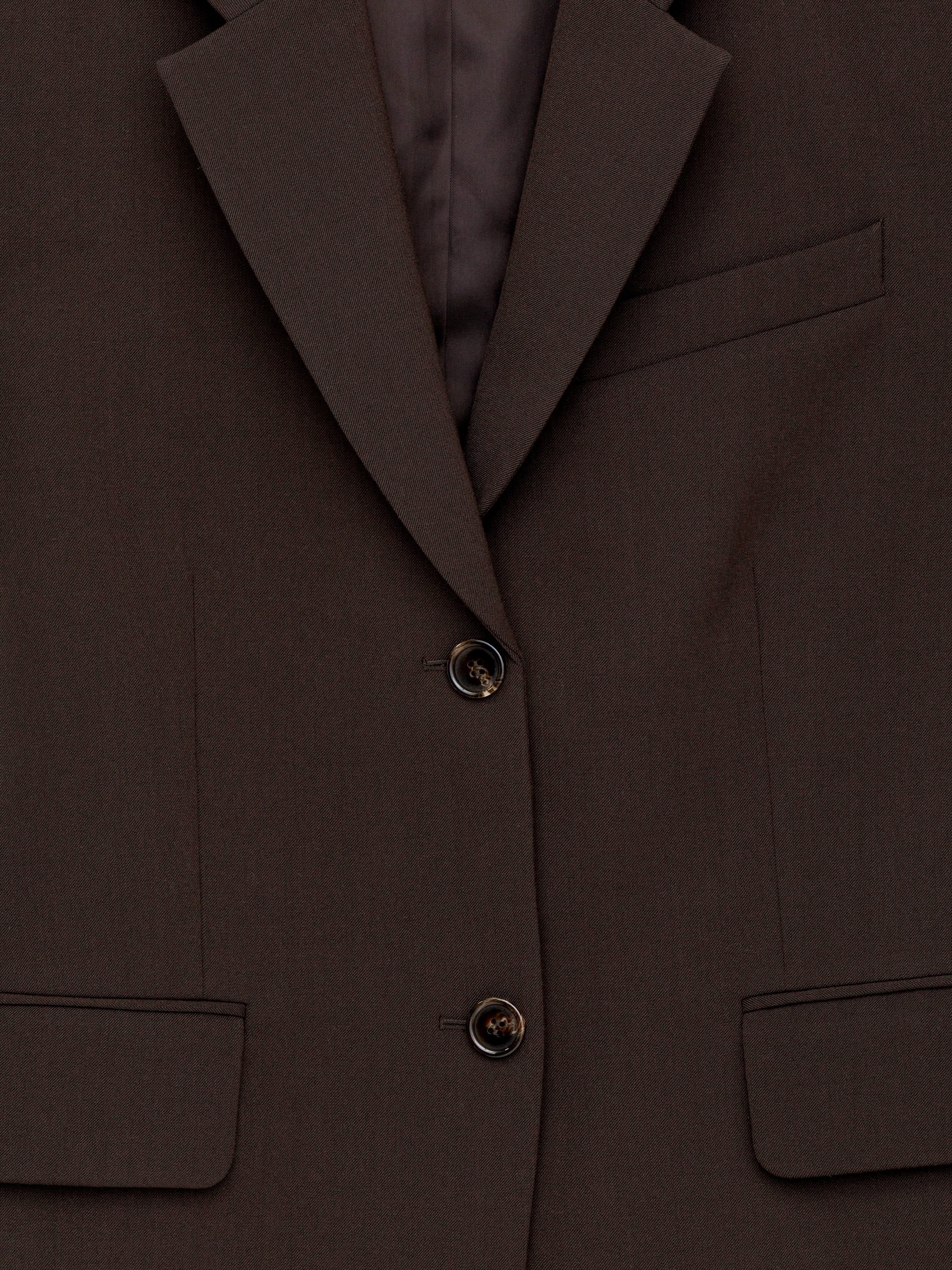 Oversized Blazer - Dark Brown - Relaxed fit - Women - StillMedia/DescriptiveDetail - 2