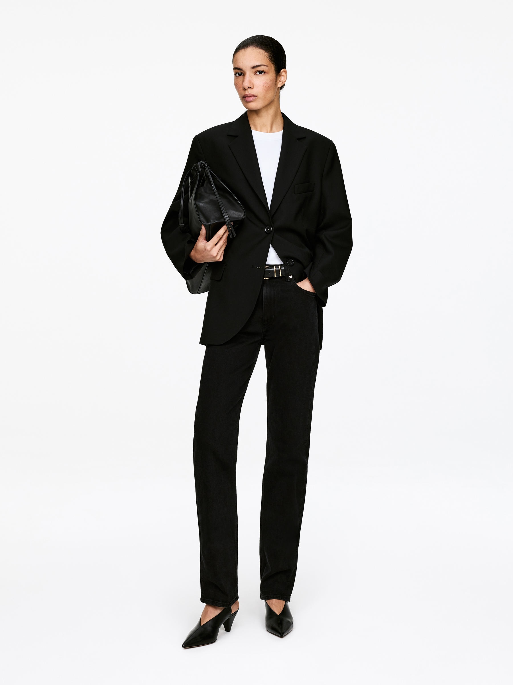 Slingback Leather Pumps - Black - Women - StillMedia/Lookbook - 14