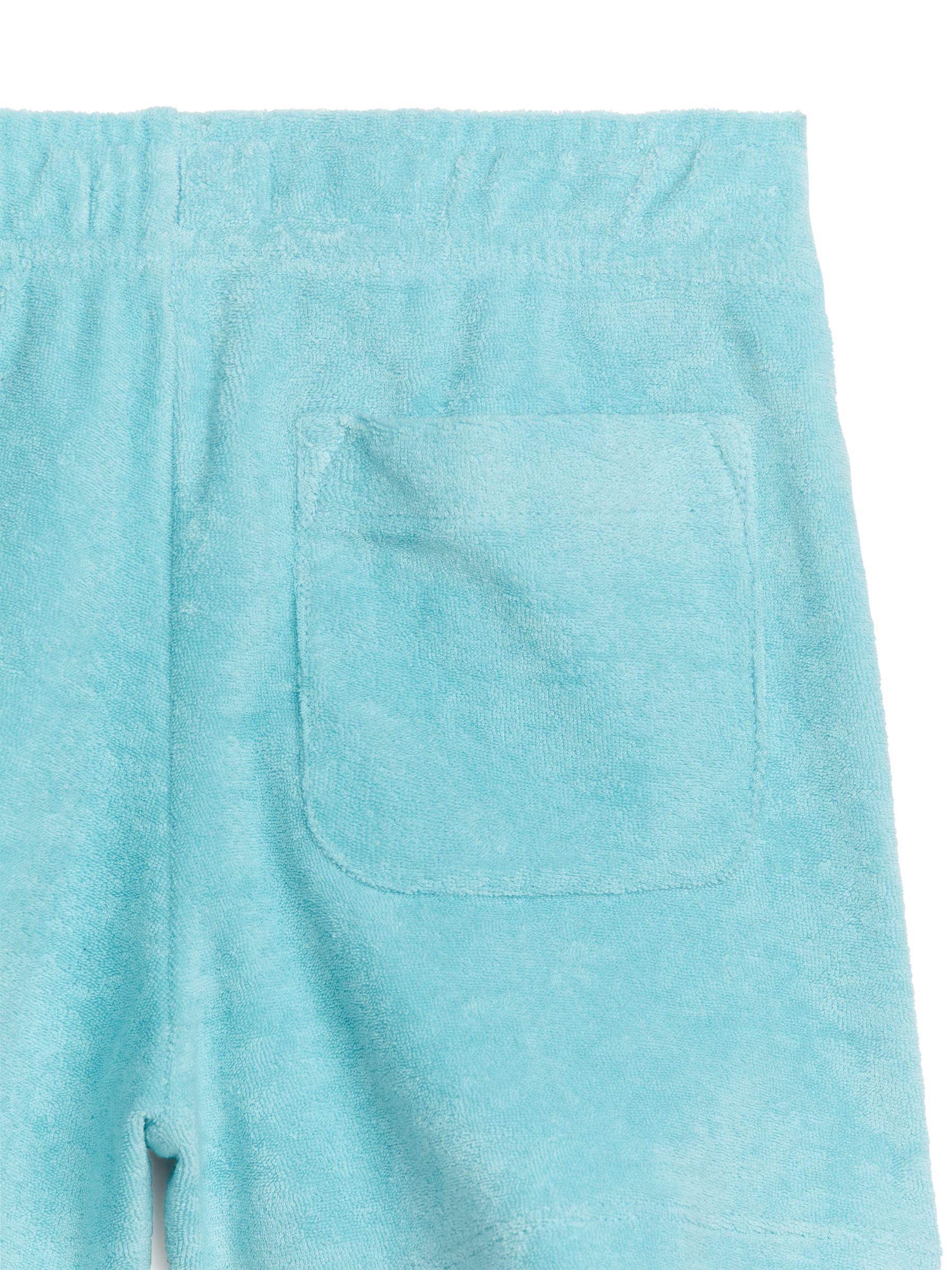 Cotton Towelling Shorts - Turquoise - Relaxed fit - Children - StillMedia/DescriptiveDetail - 2
