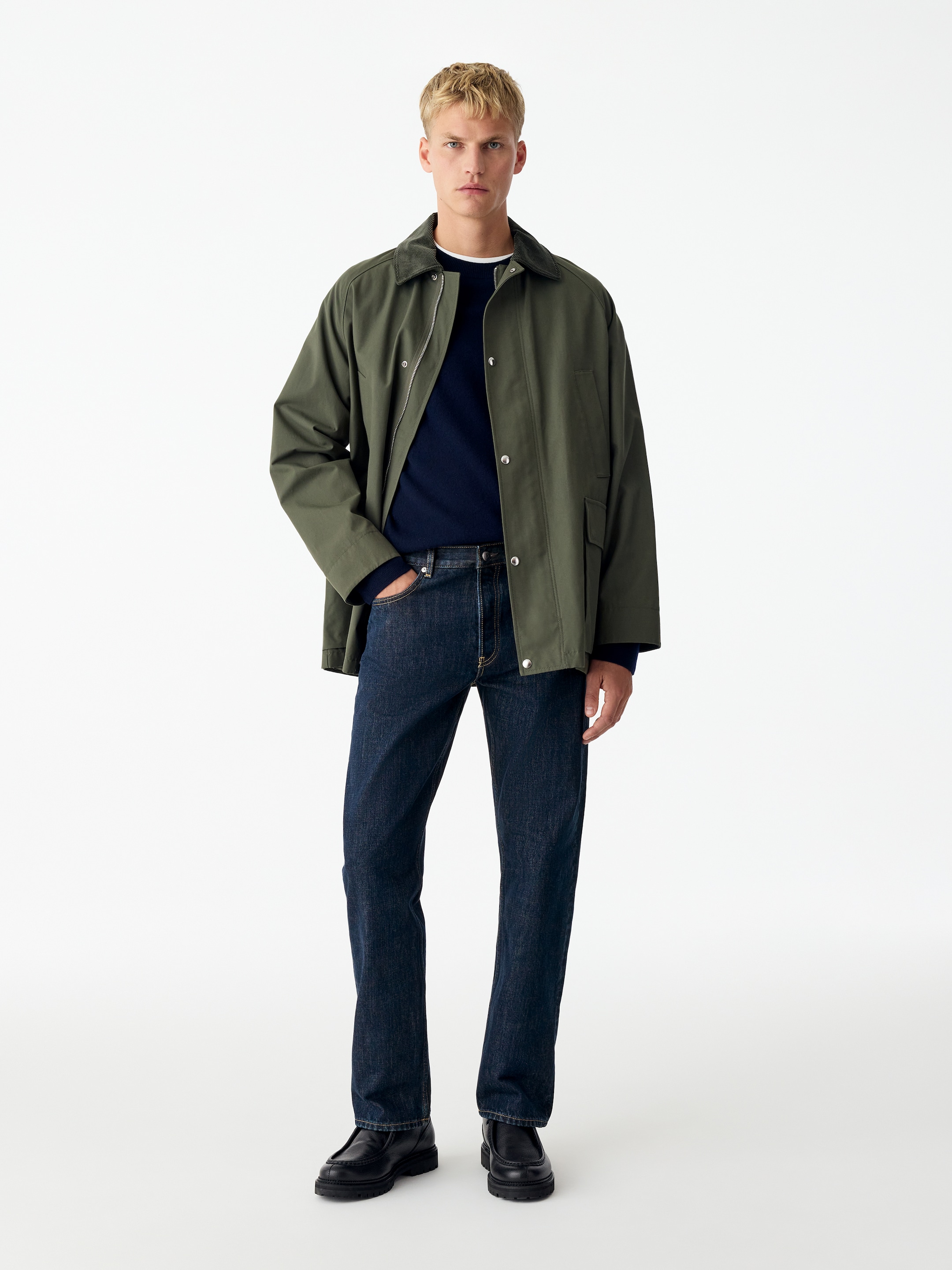 OCEAN Loose Jeans - Dark Blue - Loose fit - men - StillMedia/Lookbook - 3