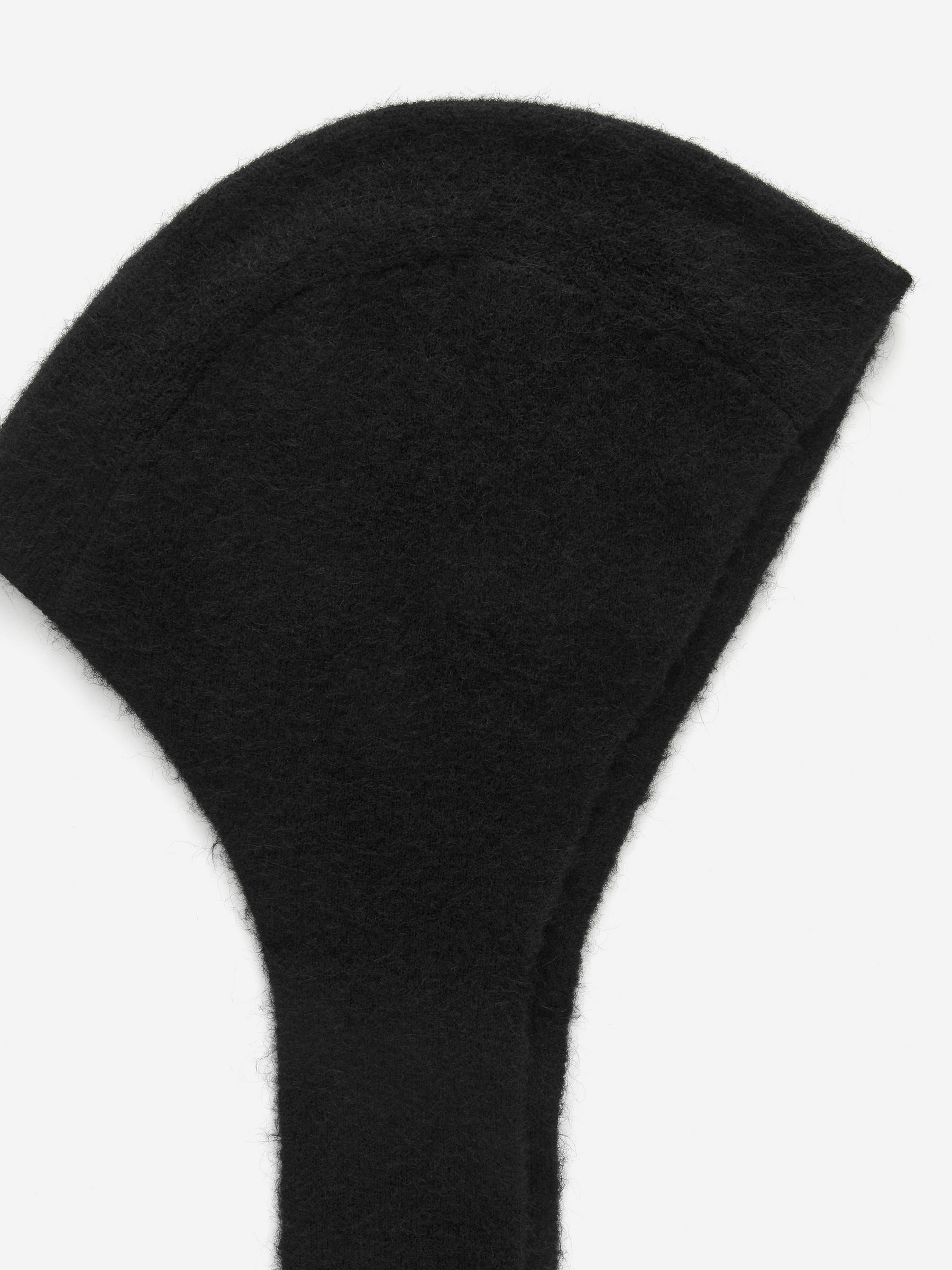 Alpaca-Wool Blend Hood - Black - Women - StillMedia/DescriptiveDetail - 2