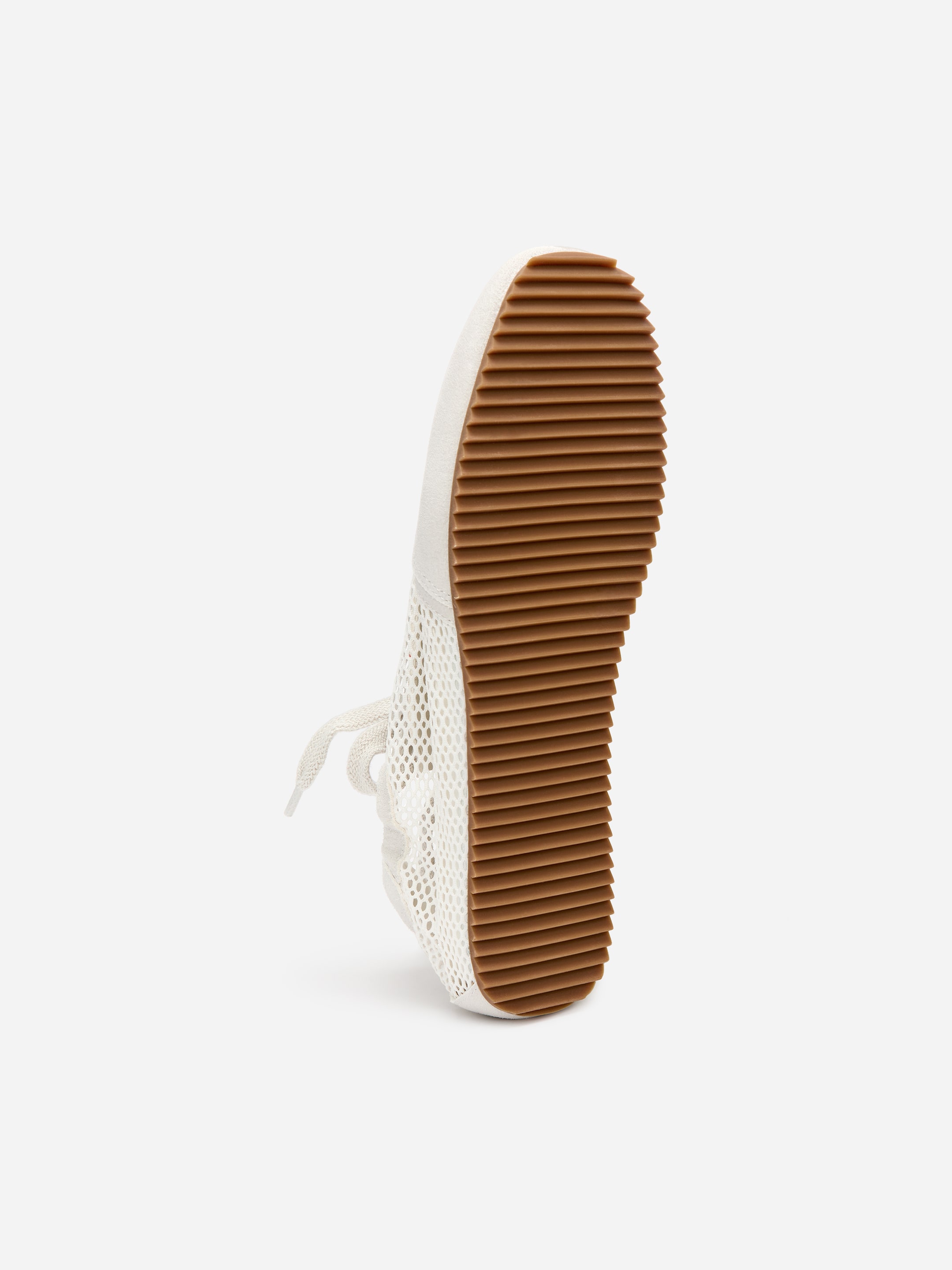 Suede Mesh Trainers - White - Women - StillMedia/DescriptiveStillLife - 3