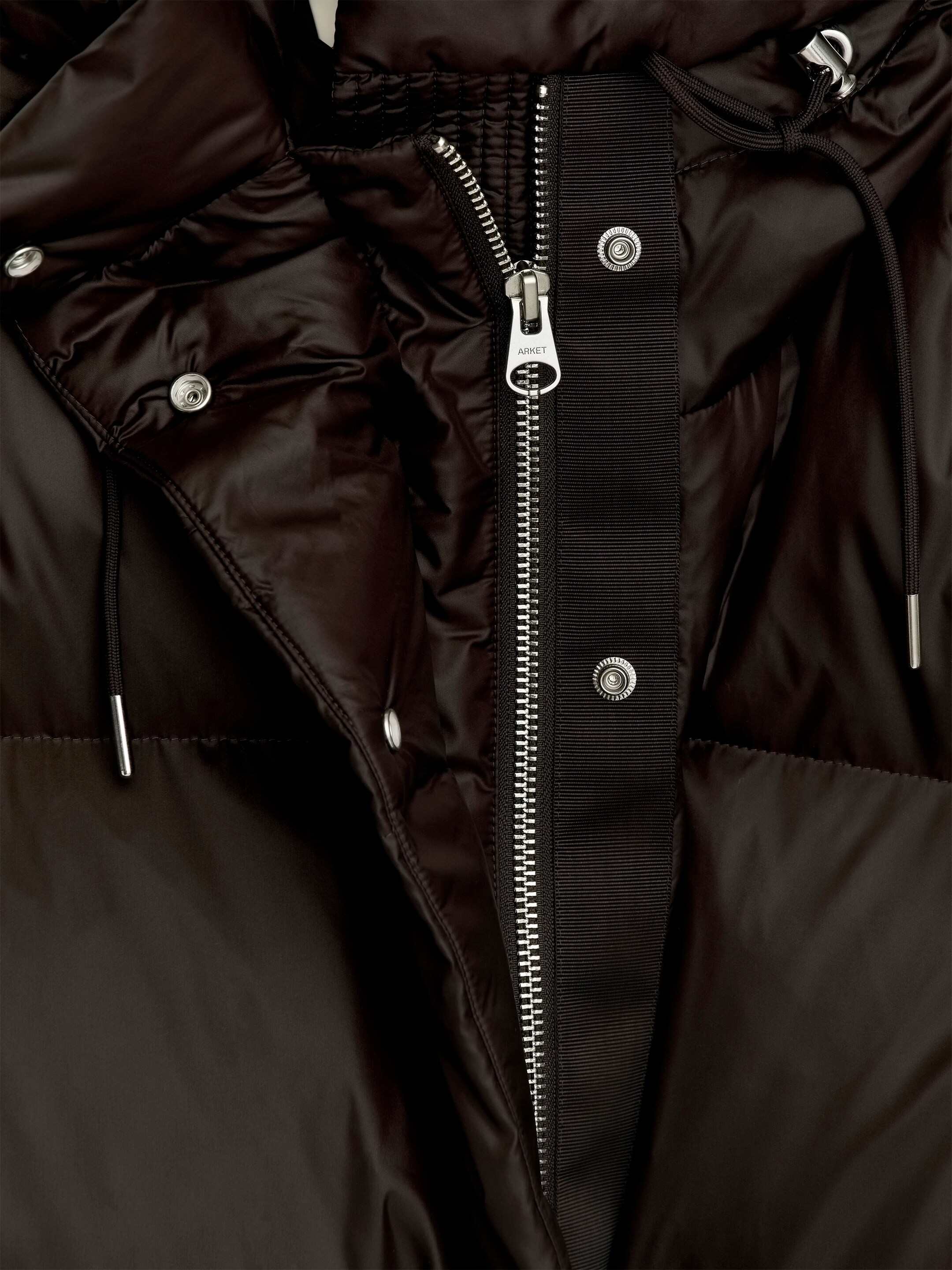 Vezi imaginea mai mare: Palton lung cu puf reciclat - Maro - FEMEI | H&M RO 6