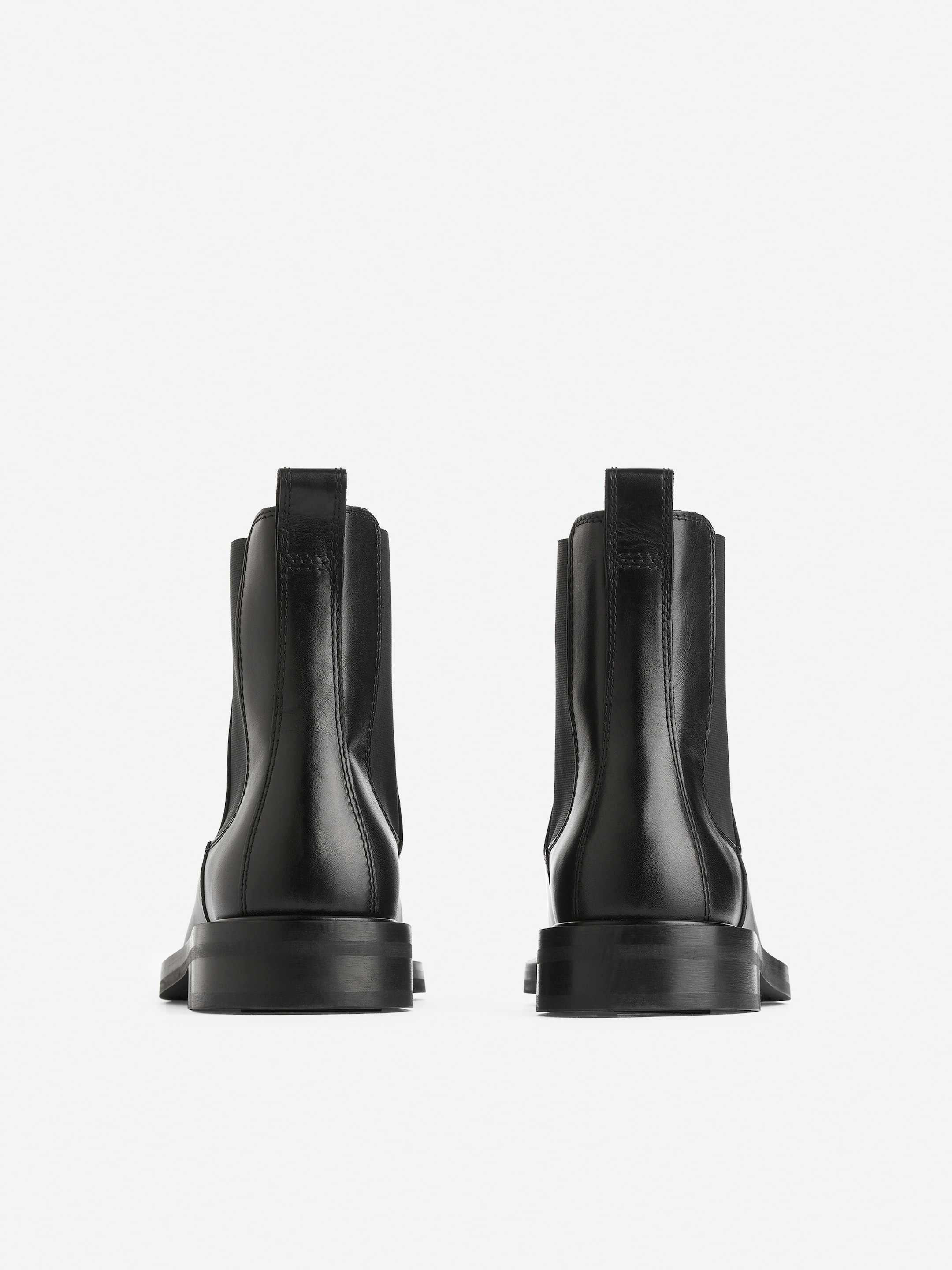 Agrandir l'image: Bottes Chelsea en cuir - Noir - HOMME | H&M CH 6
