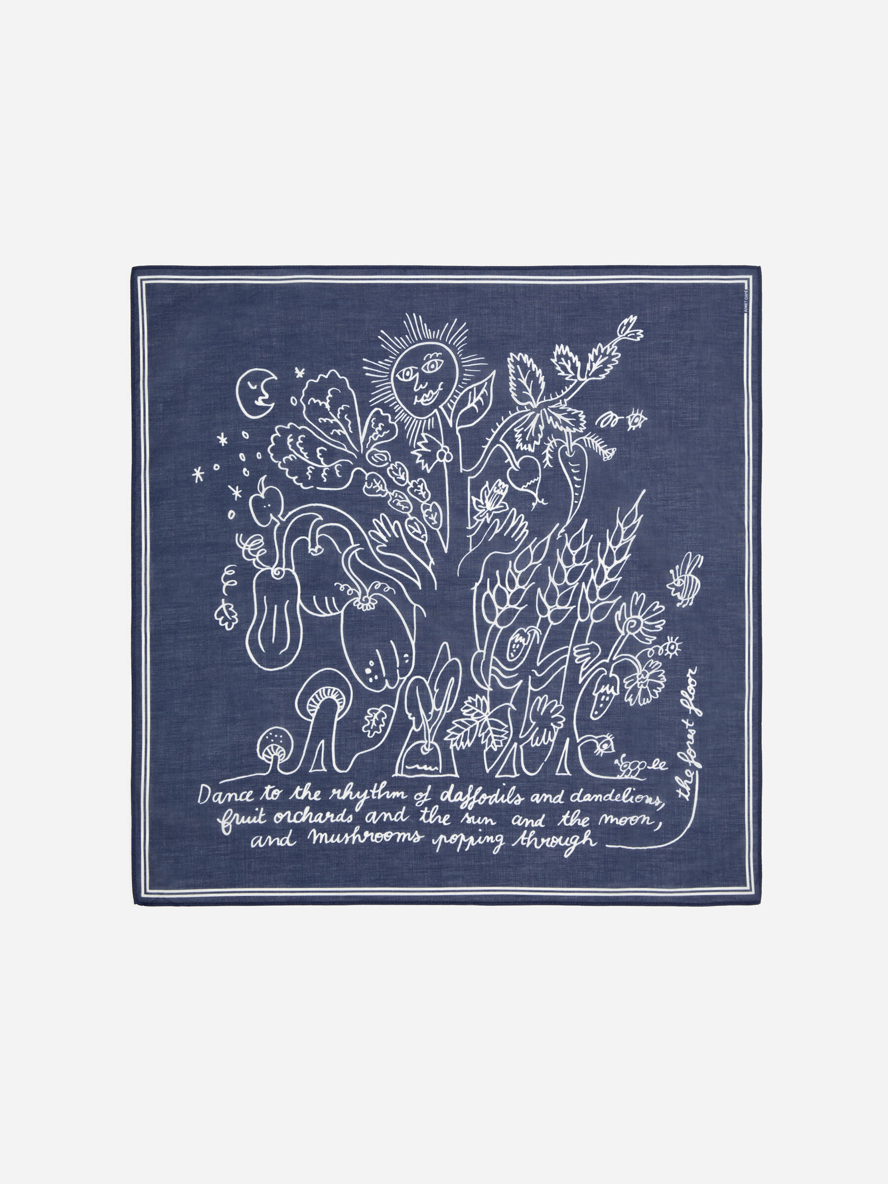 ARKET CAFÉ Printed Bandana-#21273C-19285