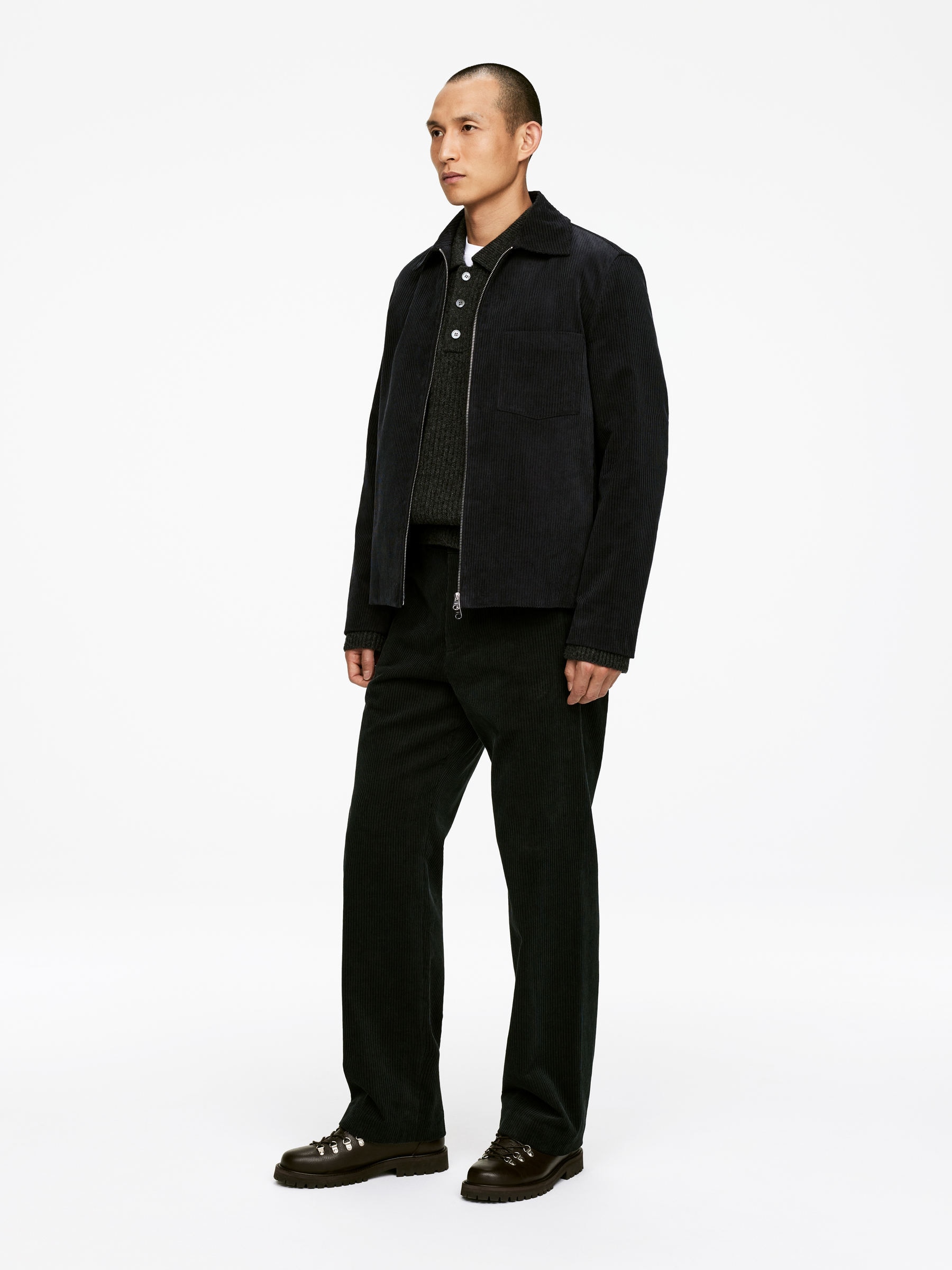 Corduroy Jacket - Dark Grey - Regular fit - Men - StillMedia/Lookbook - 6