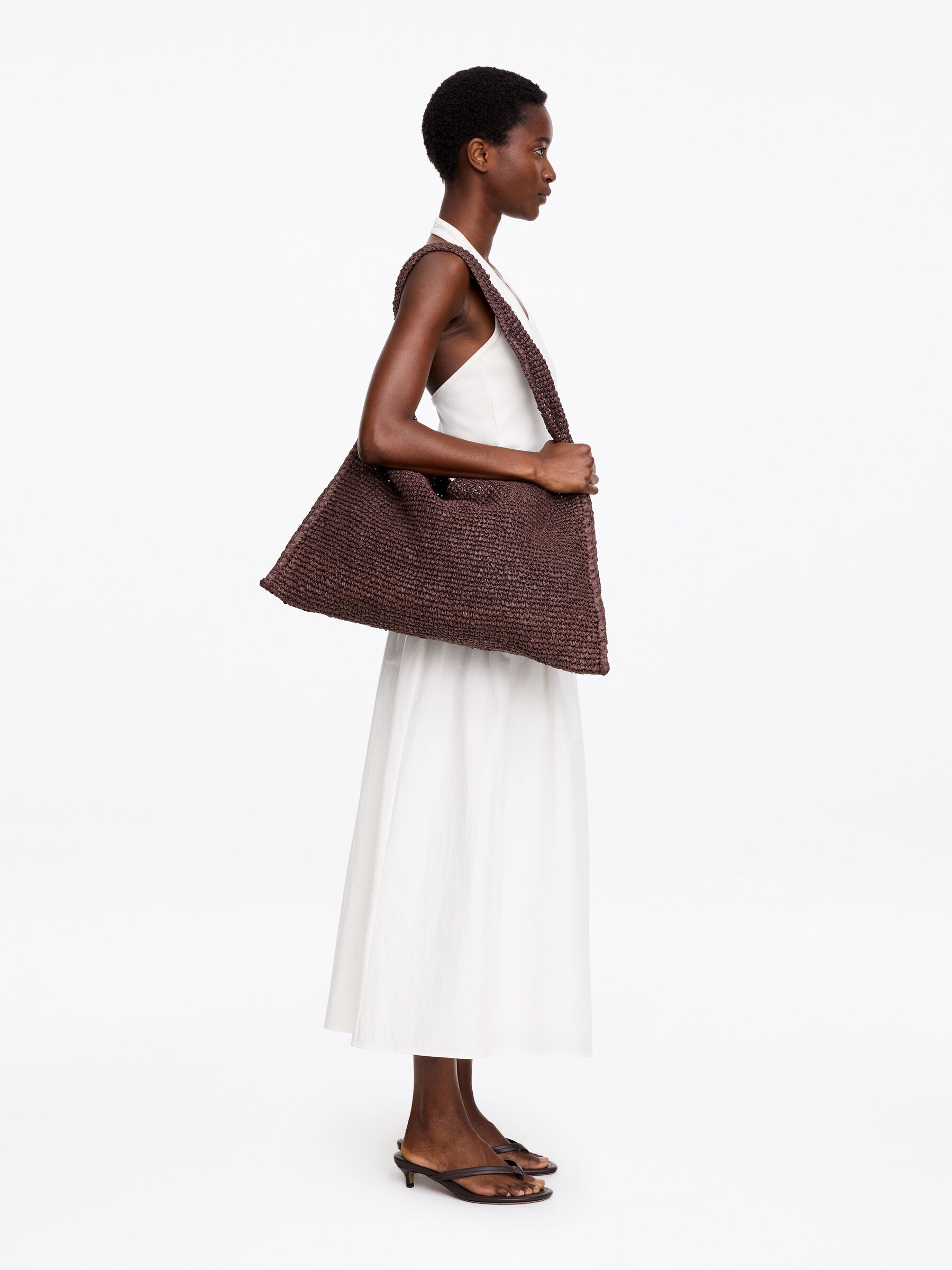 Raffia Shoulder bag - Brown - Women - StillMedia/Lookbook - 3