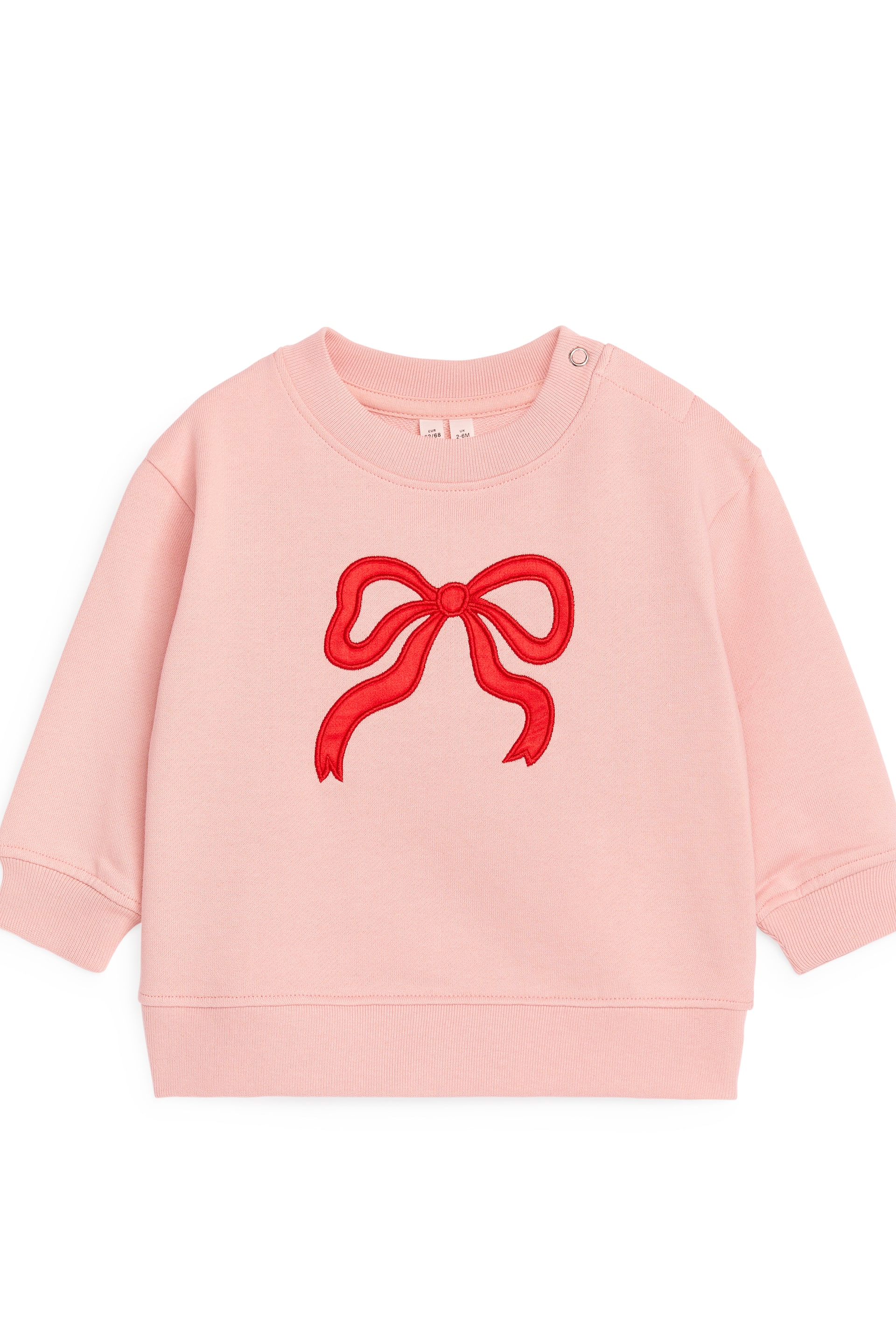 Größeres Bild anzeigen: Baumwoll-Sweatshirt mit Stickerei - Rosa - Kids | H&M AT 1
