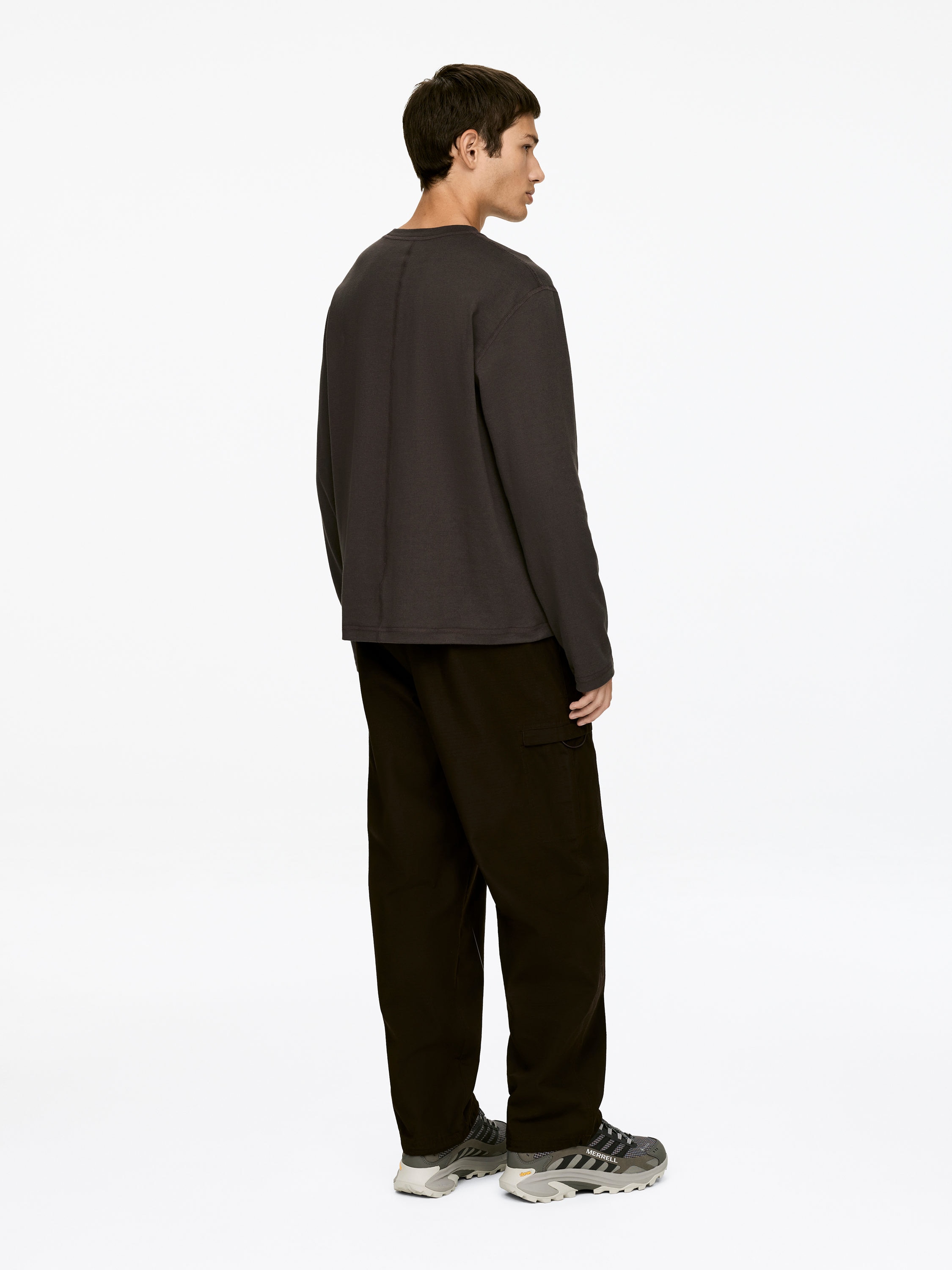Long-Sleeve T-Shirt - Brown - Regular fit - Men - StillMedia/Lookbook - 5