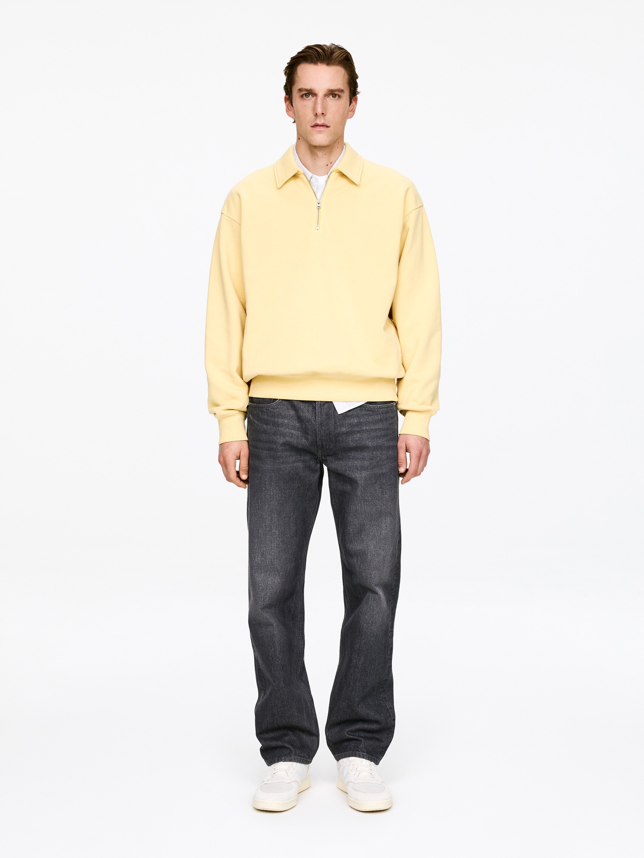 View larger image: OCEAN Loose Straight Jeans - Grey - Men | H&M GB 1