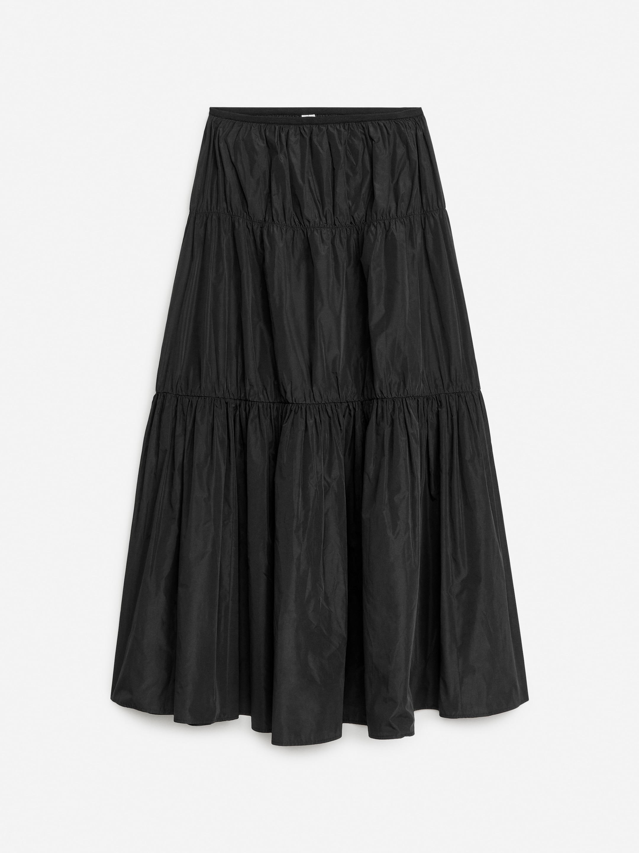 View larger image: Tiered Maxi Skirt - Black - Ladies | H&M GB 1