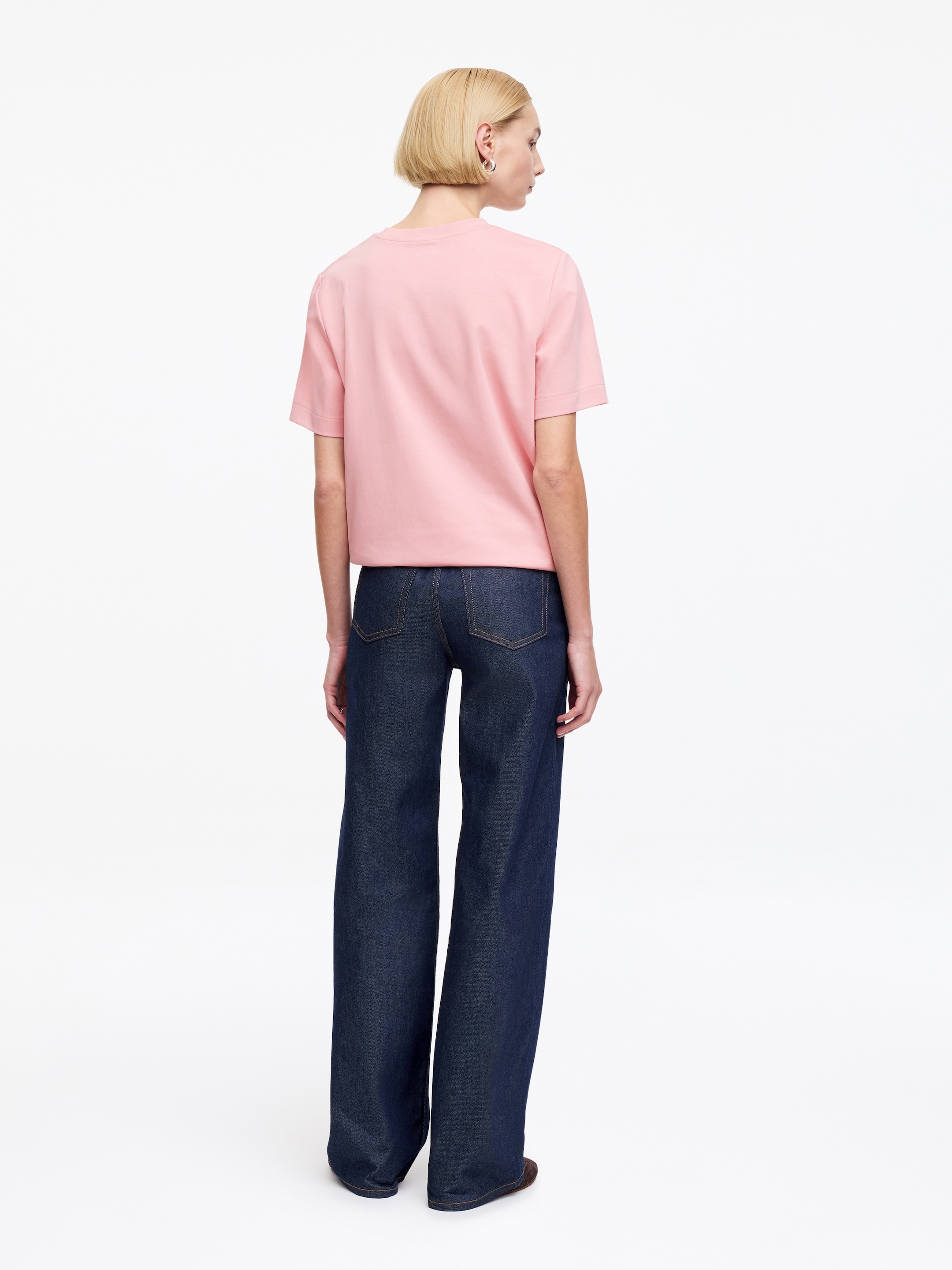 Formbeständiges Signature-T-Shirt - Rosa - Regular Fit - Damen - StillMedia/Lookbook - 10