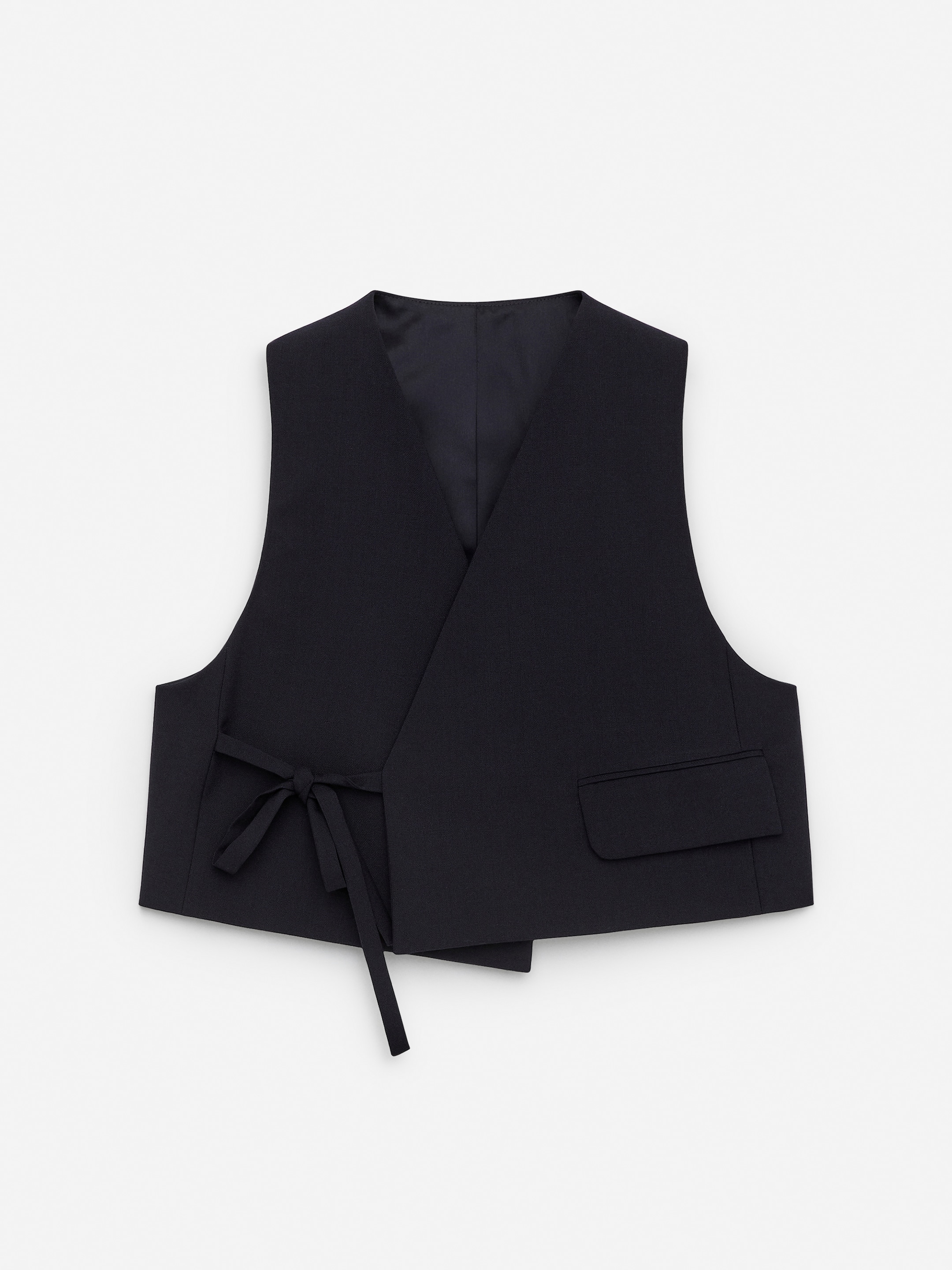 Visualizza immagine più grande: Gilet modulare in lana - Blu scuro - DONNA | H&M IT 1