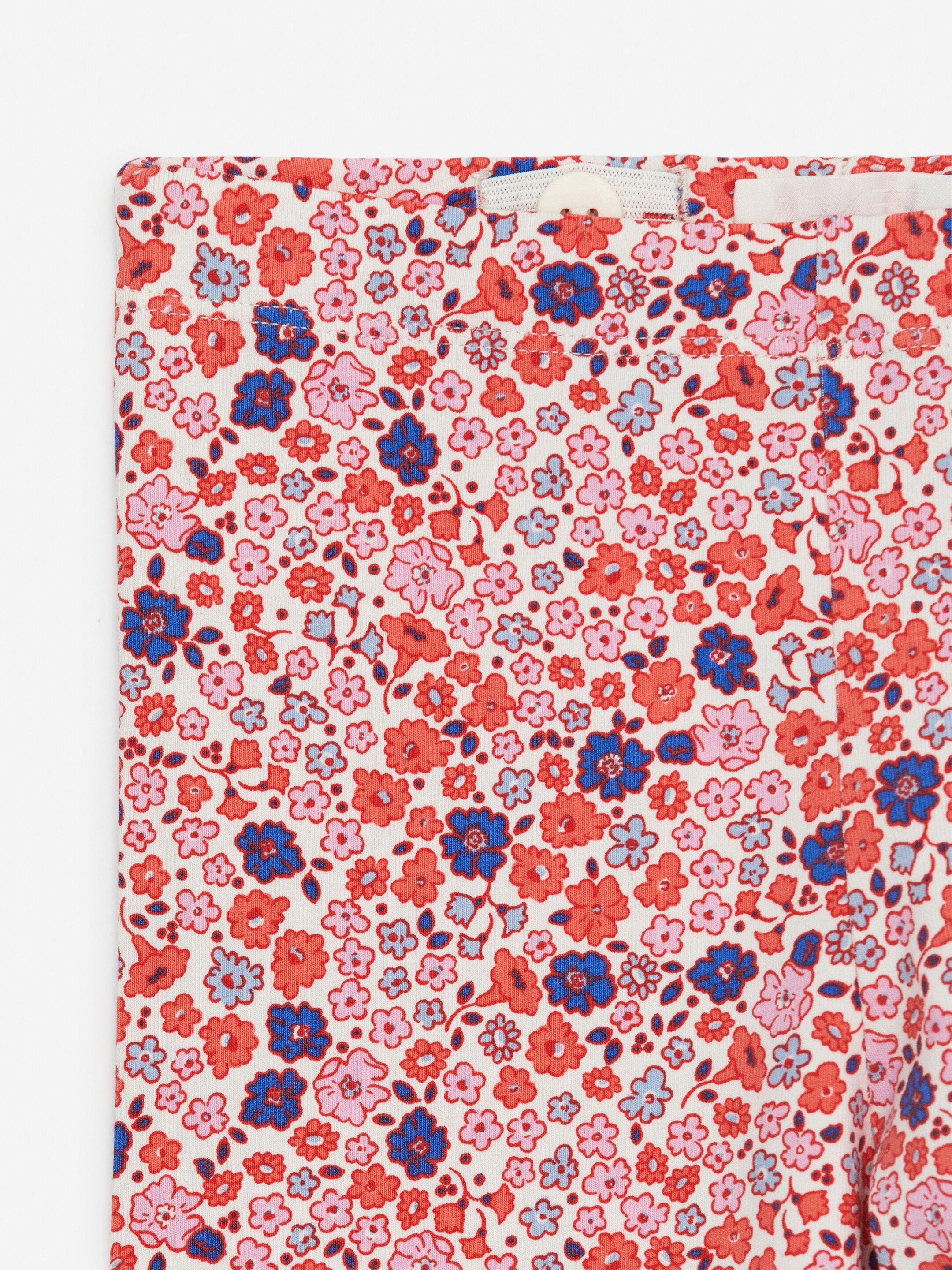 Zobrazit větší obrázek: Printed Jersey Leggings - Bílá/Červená/Květinová - DĚTI | H&M CZ 3