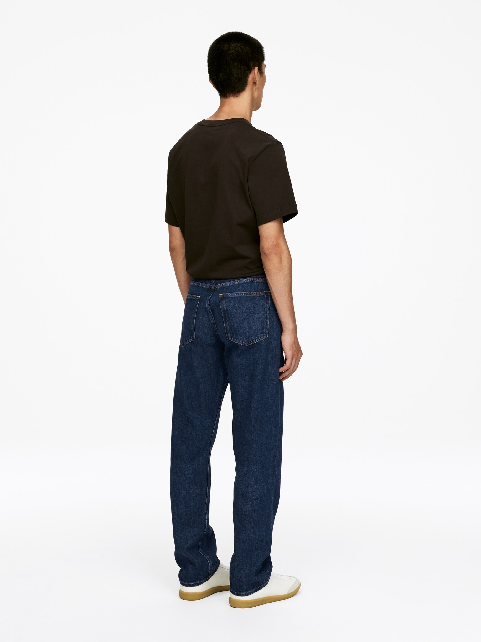OCEAN Loose Straight Jeans - Dark Blue/Mid Blue/Black/Dark Blue/Blue/Dark Blue/Mid Blue/Ecru/Blue - 4