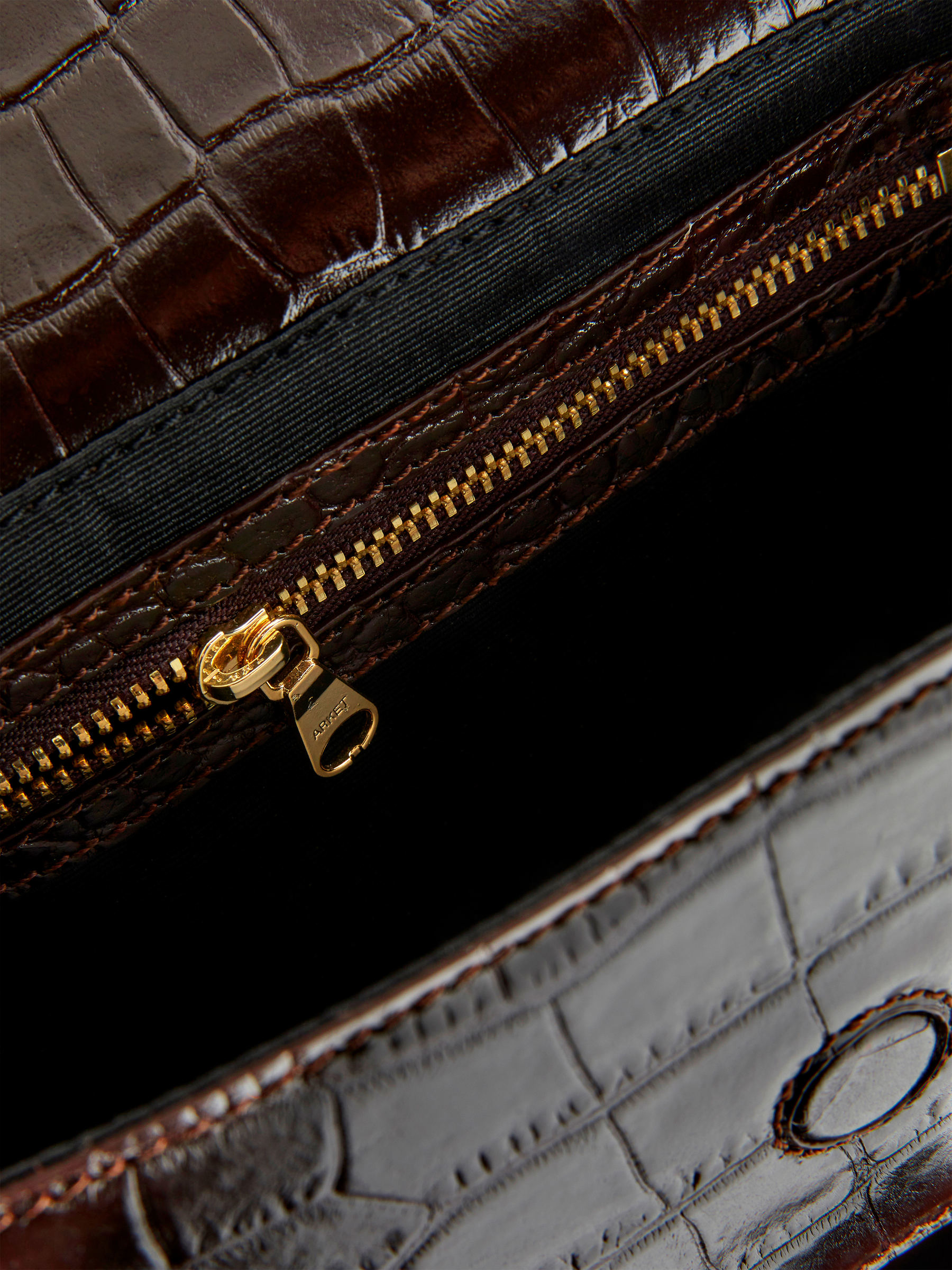 Schultertasche aus Leder - Dunkelbraun - Damen - StillMedia/DescriptiveDetail - 1