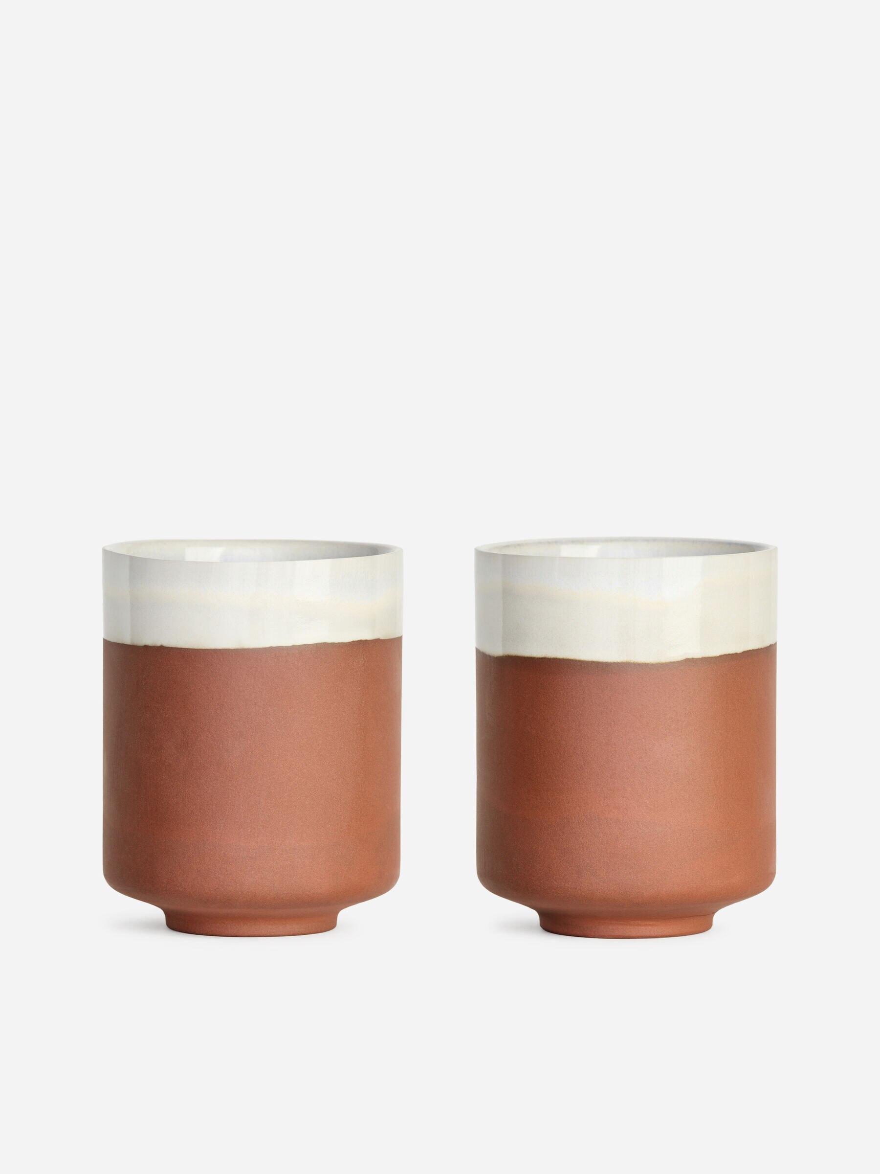 Terracotta Cups Set of 2-#ECEDEC-19591