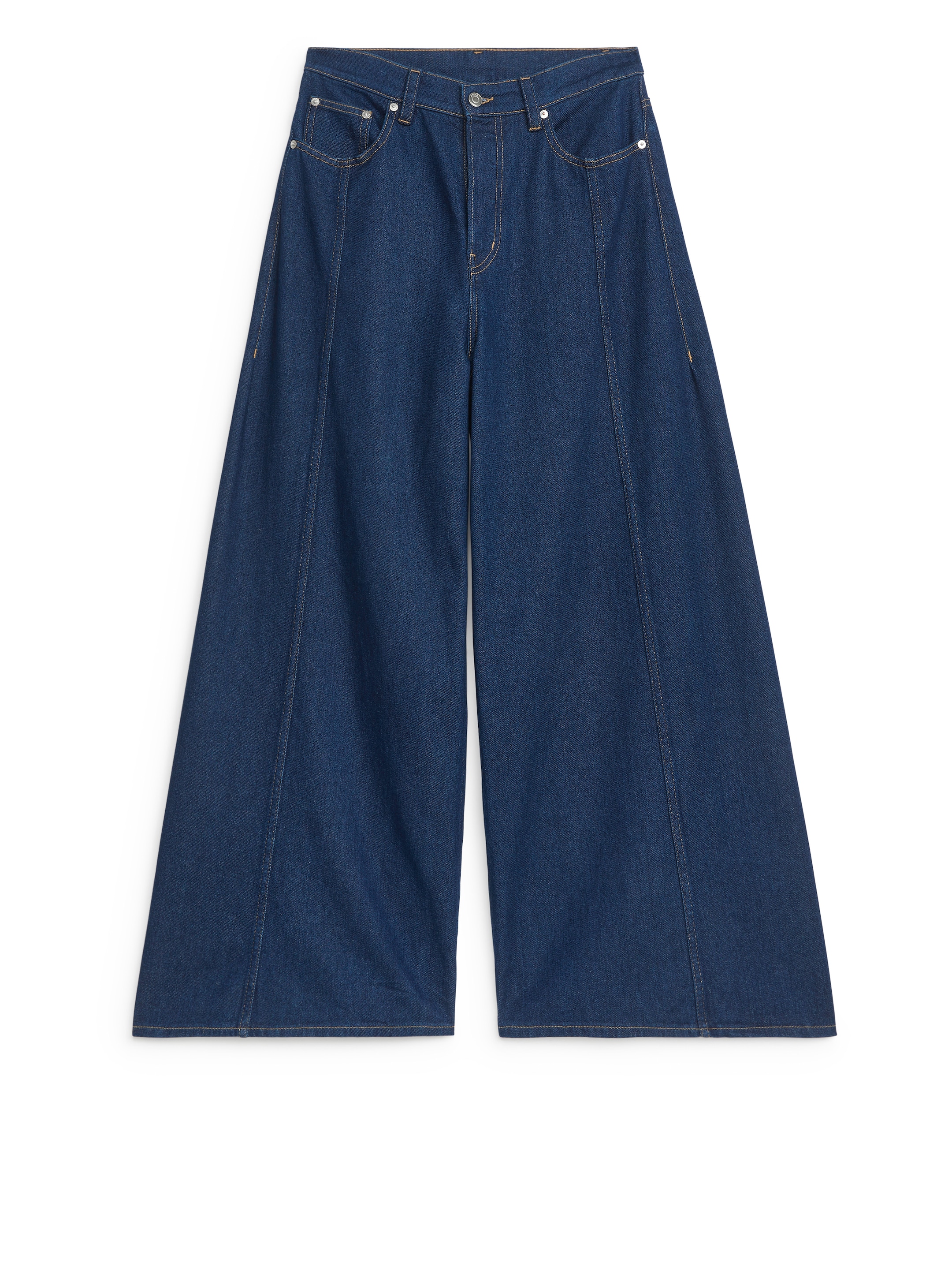 AURORA High Wide Jeans - Dark Blue - Loose fit - Women - StillMedia/DescriptiveStillLife - 1