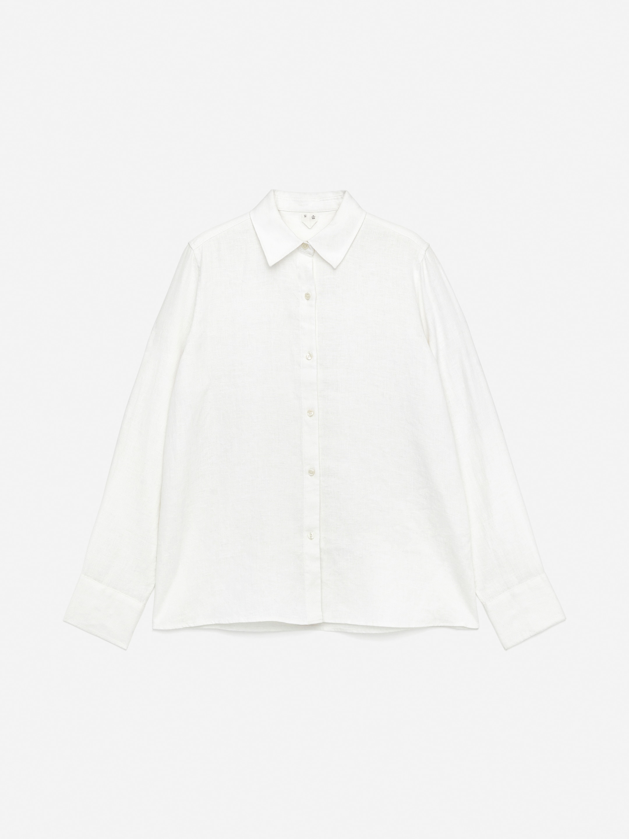 Linen Shirt-White-15205