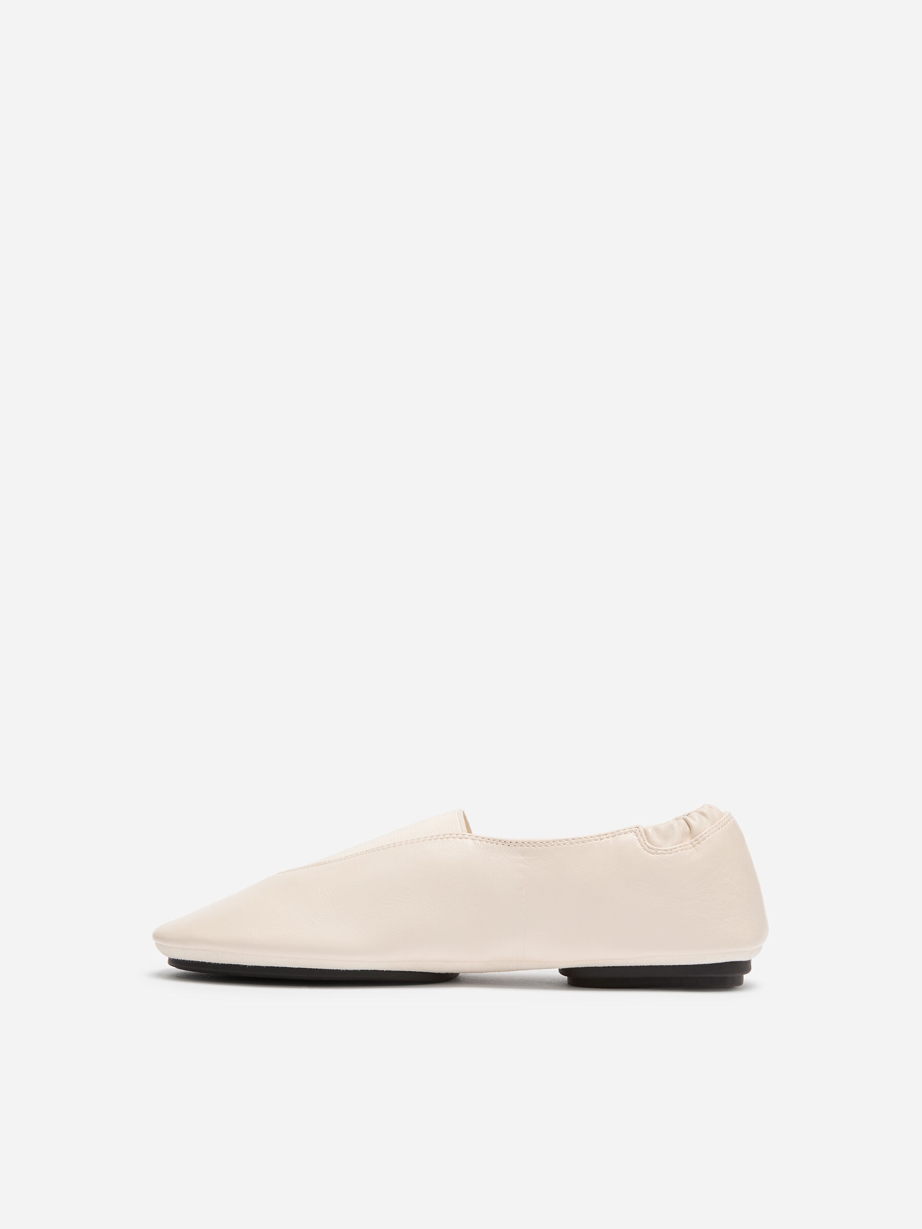 Sporty leather ballerinas - Beige - Women - StillMedia/DescriptiveStillLife - 4
