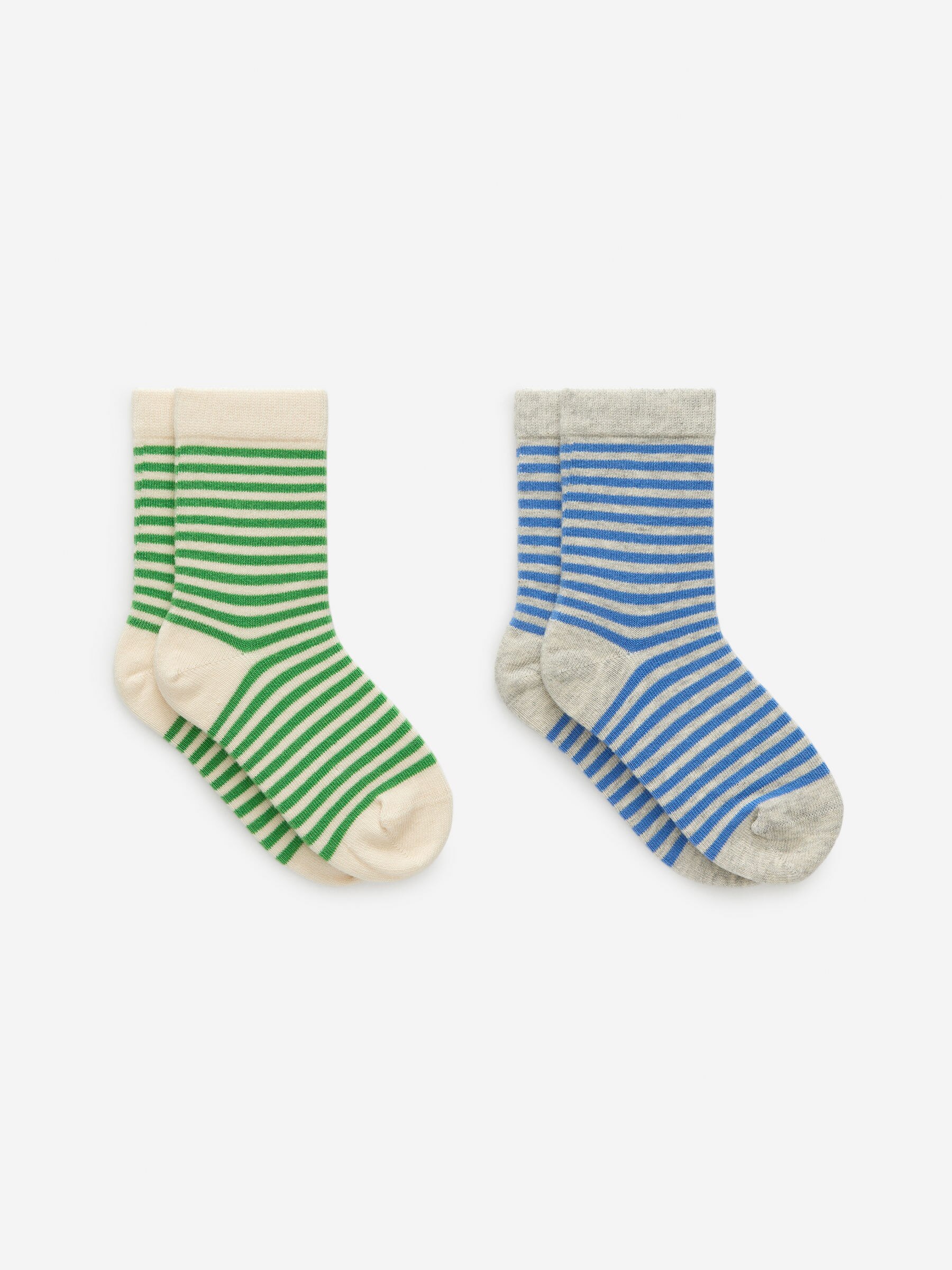 Jacquard-Socken, 2er-Pack - Grau/Cremeweiß - Kinder - StillMedia/DescriptiveStillLife - 6