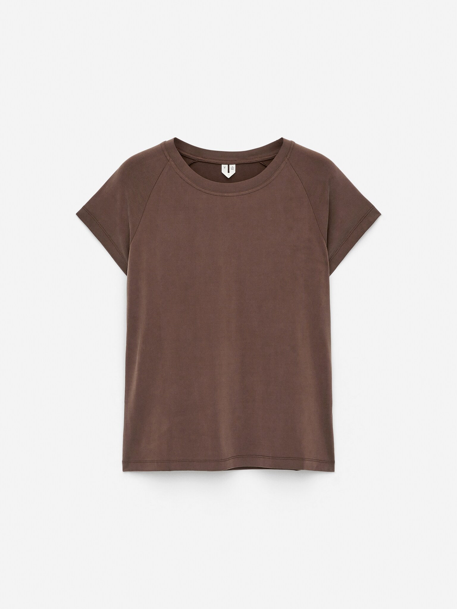 T-shirt en cupro - Marron/Bleu foncé - 2