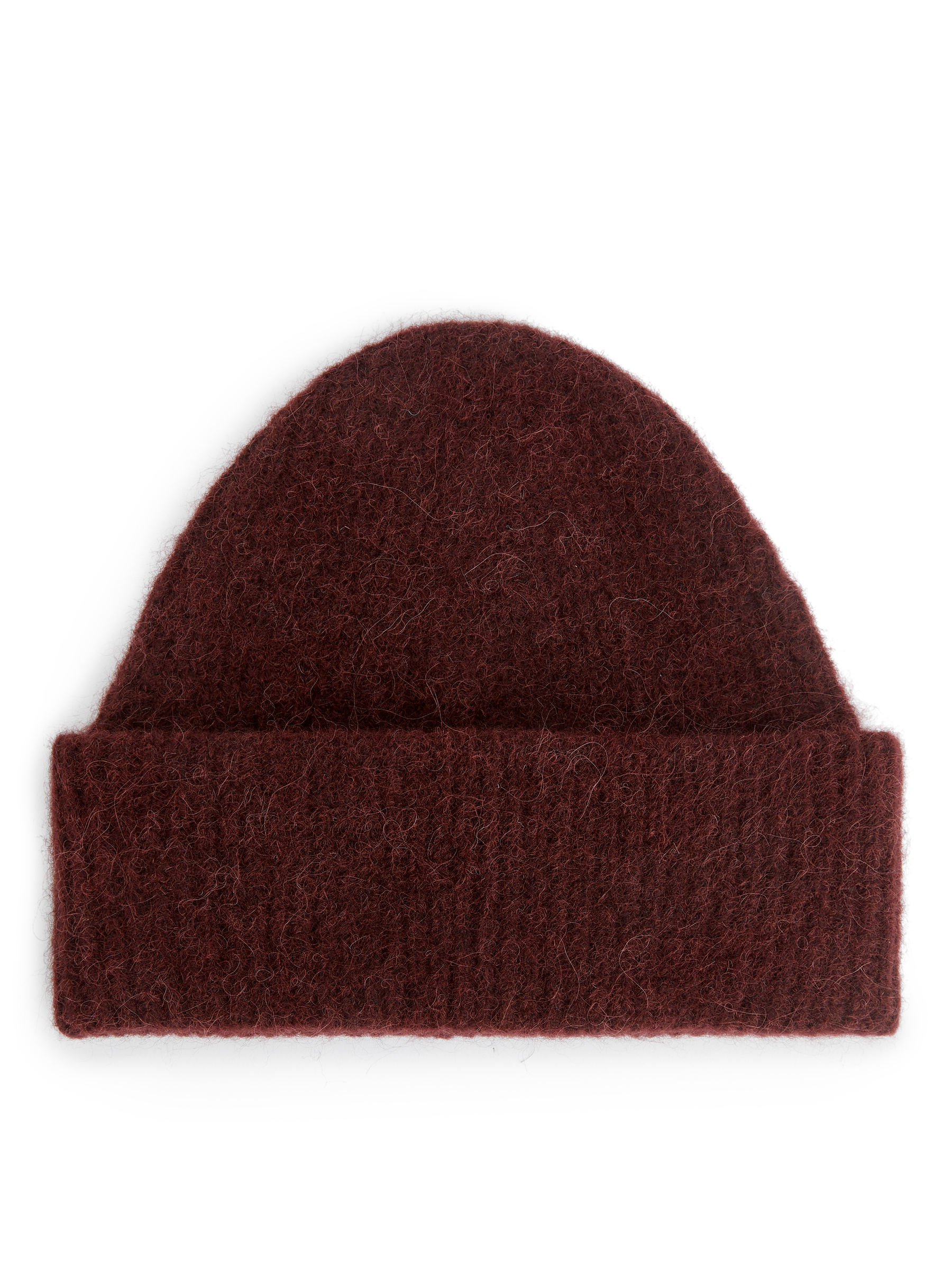 Beanie aus Alpakawolle und Wolle - Weinrot - Damen - StillMedia/DescriptiveStillLife - 1