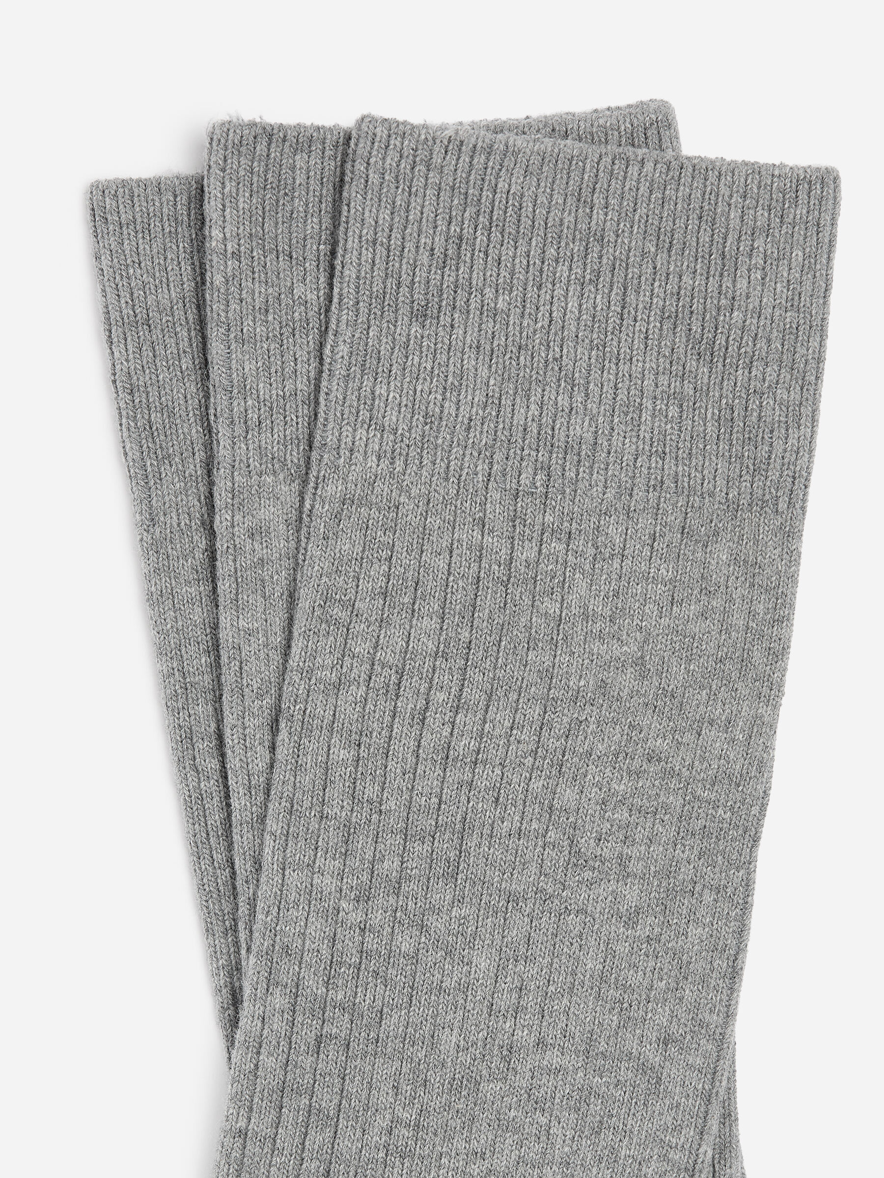 Gerippte Socken aus Supima-Baumwolle, 3er-Pack - Grau - Herren - StillMedia/DescriptiveDetail - 4