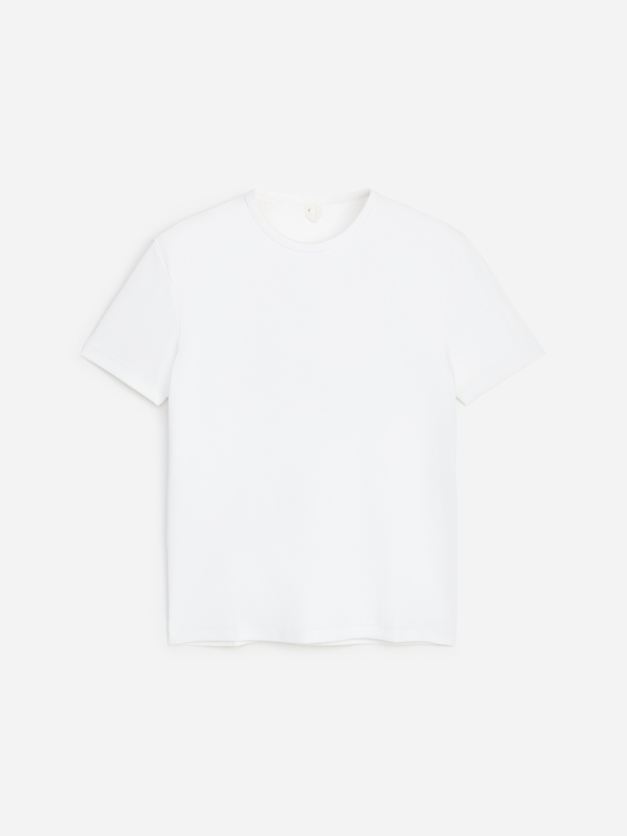 Fitted T-Shirt-White-20402
