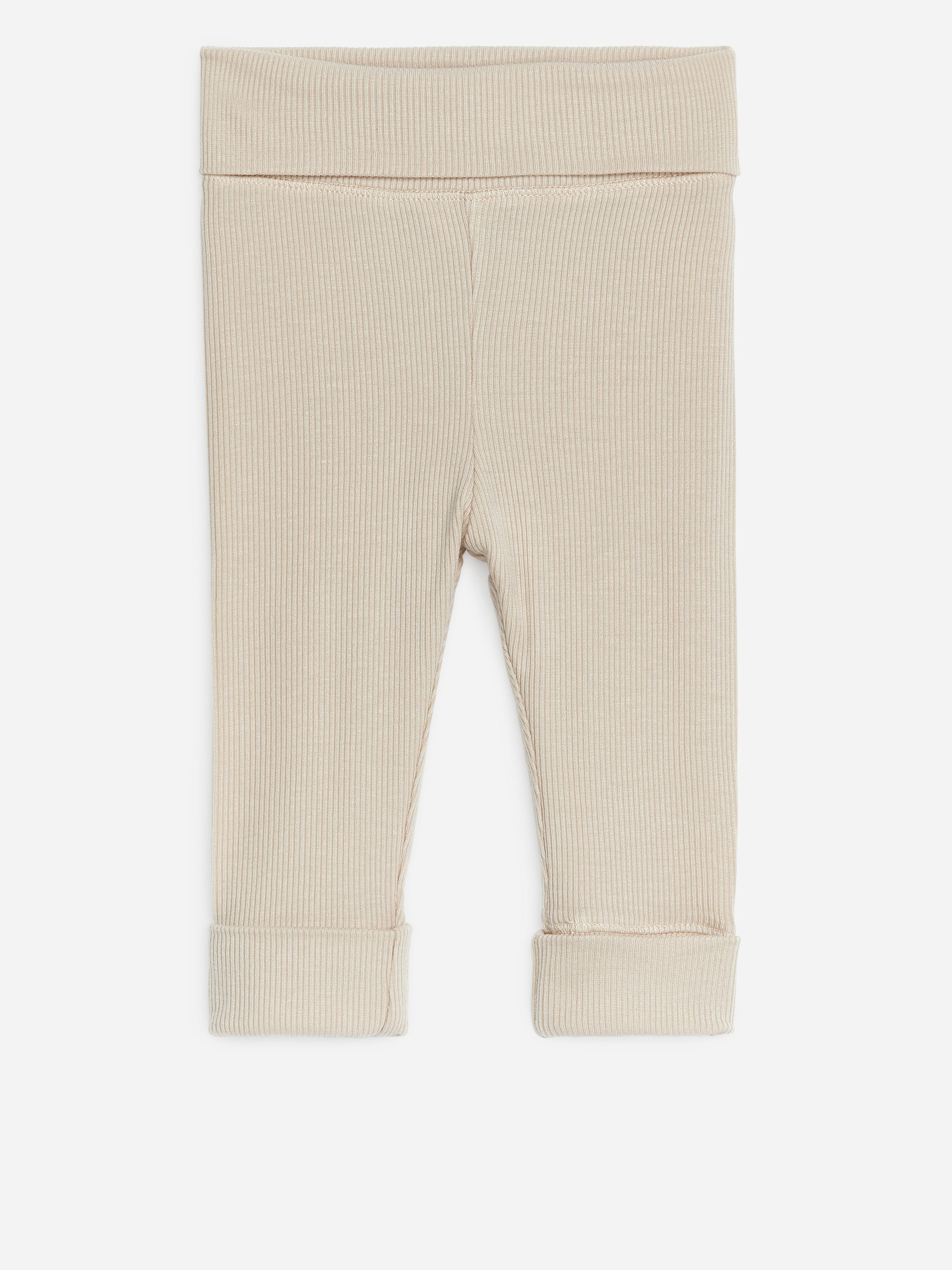 Leggings en coton doux pour nouveau-né-Beige-7650