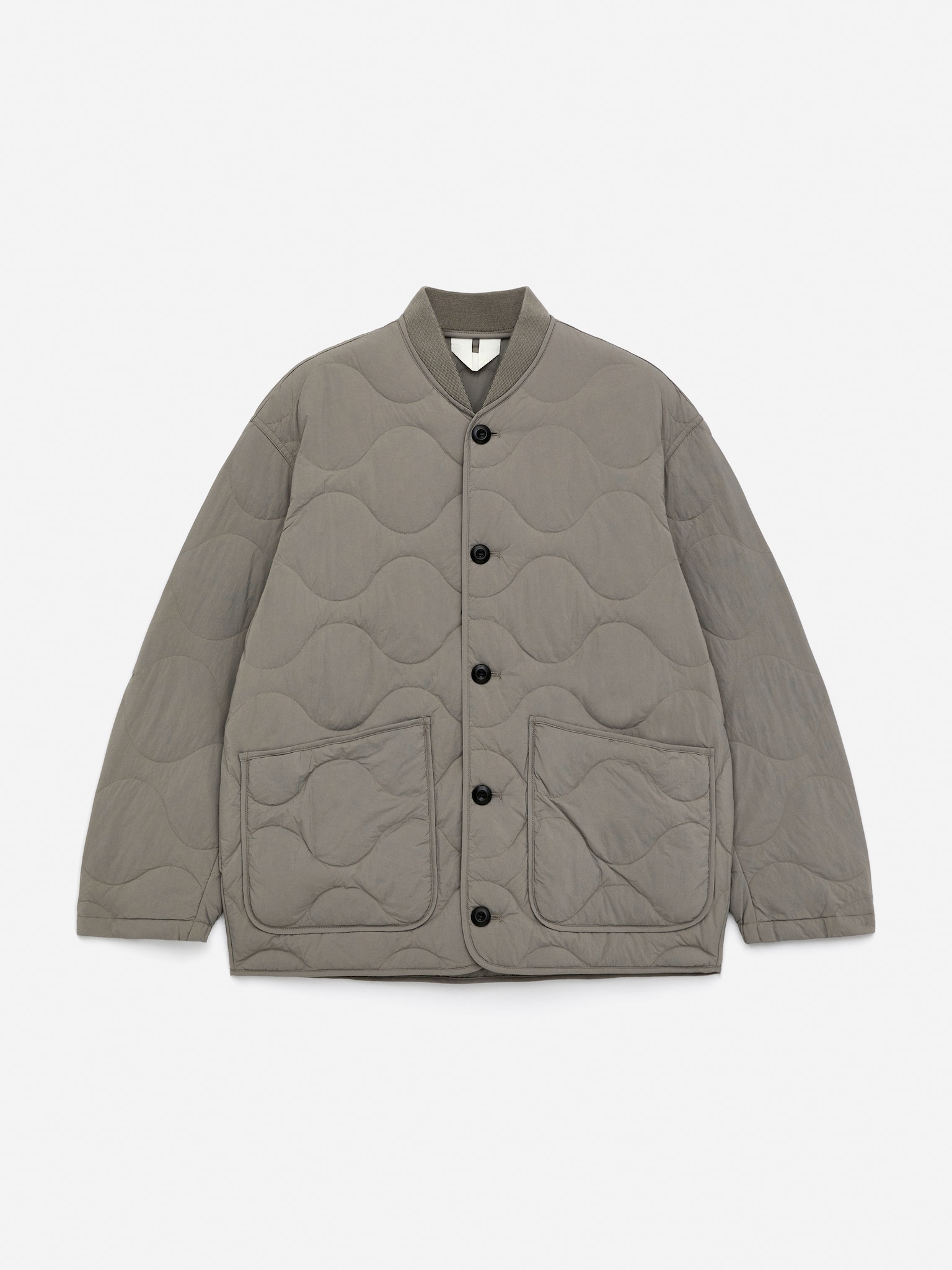 Veste matelassée Upcycled Down - gris/Rouge brun foncé - 2