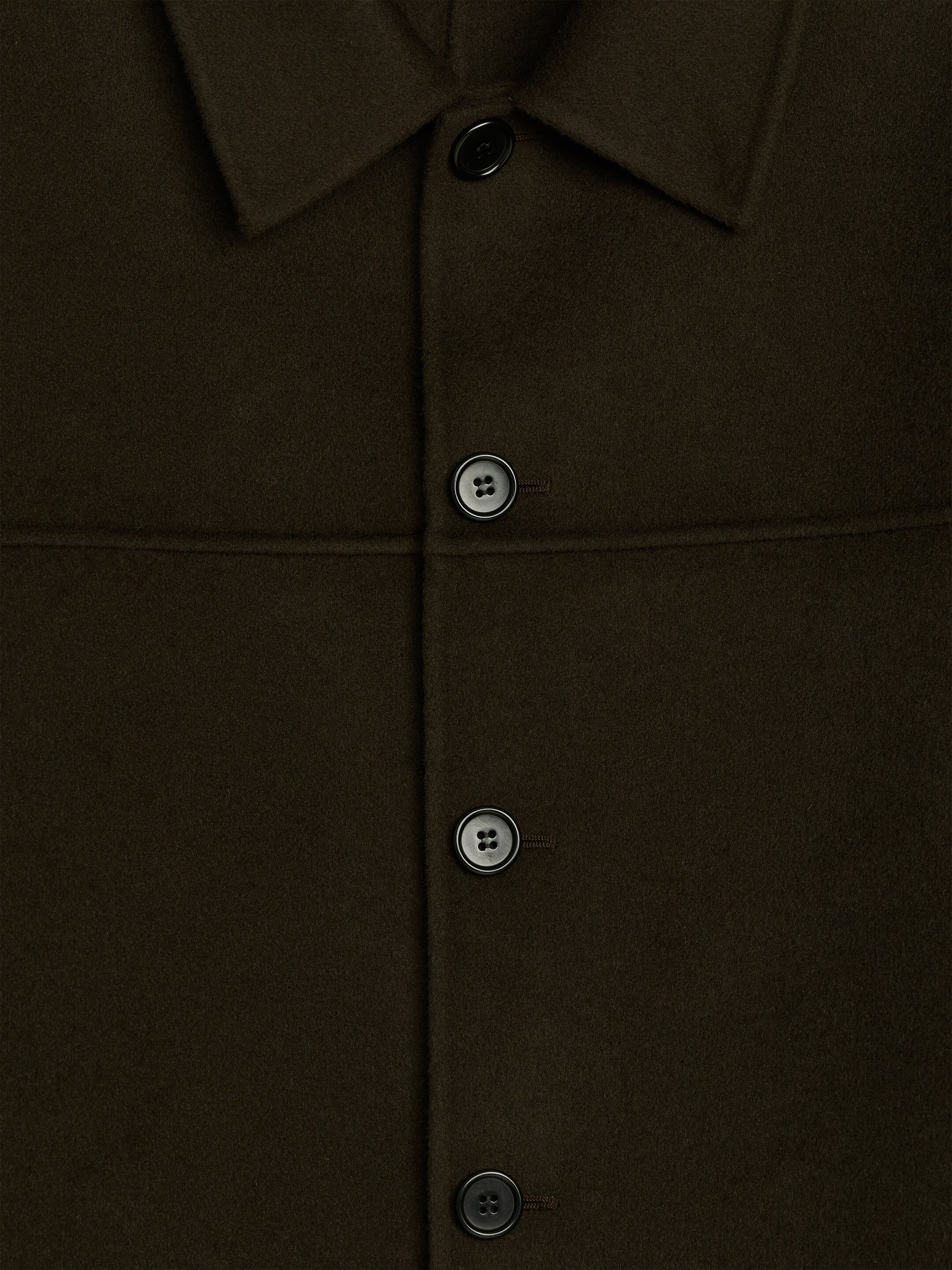Ingrandisci l'immagine: Double-Face Wool-Blend Jacket - Dark Green - UOMO | H&M CH 2