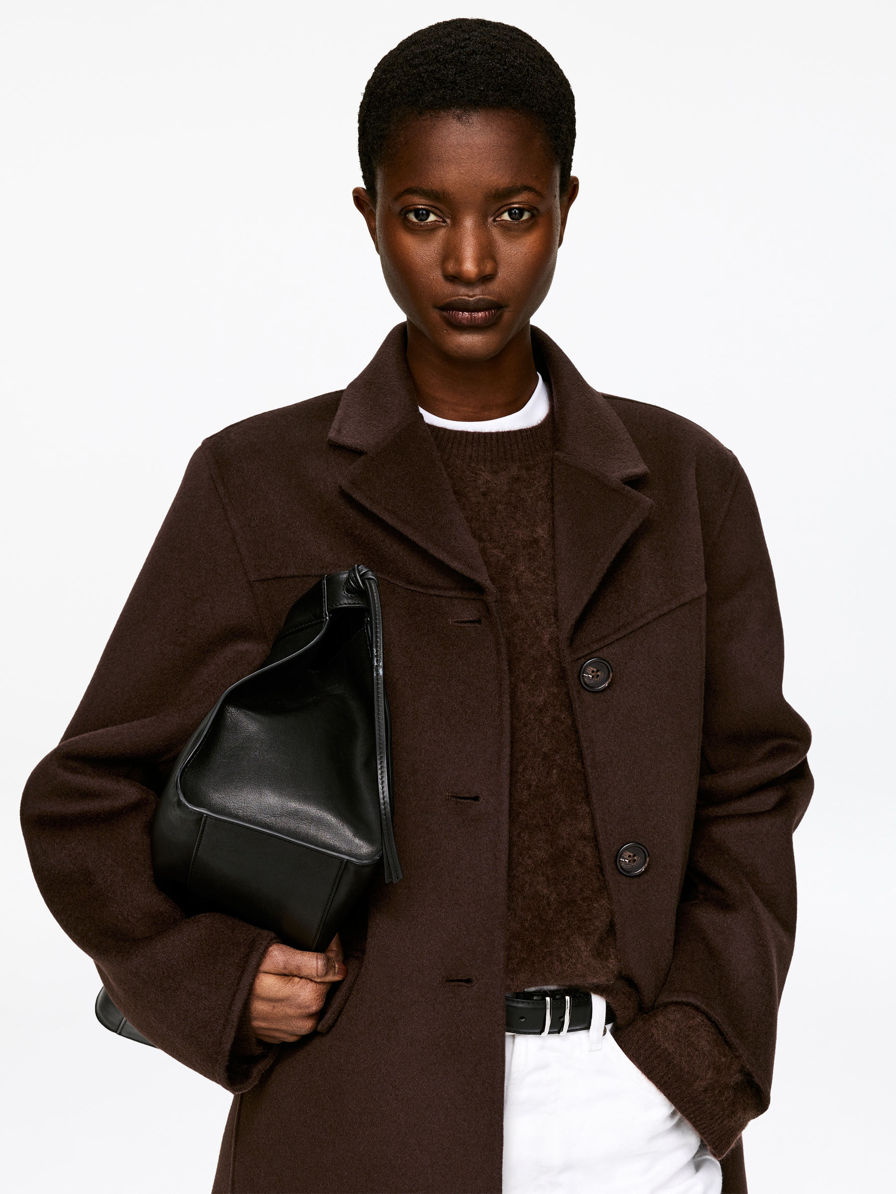 Doublé Wool-Blend Blazer - Brown - Regular fit - Women - StillMedia/Lookbook - 5