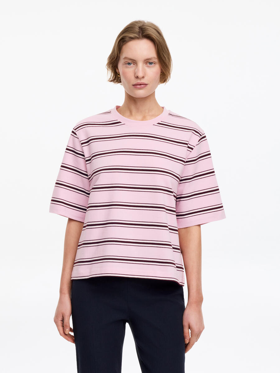 ARKET Women's  Signature Boxy T-Shirt Pink,  size M